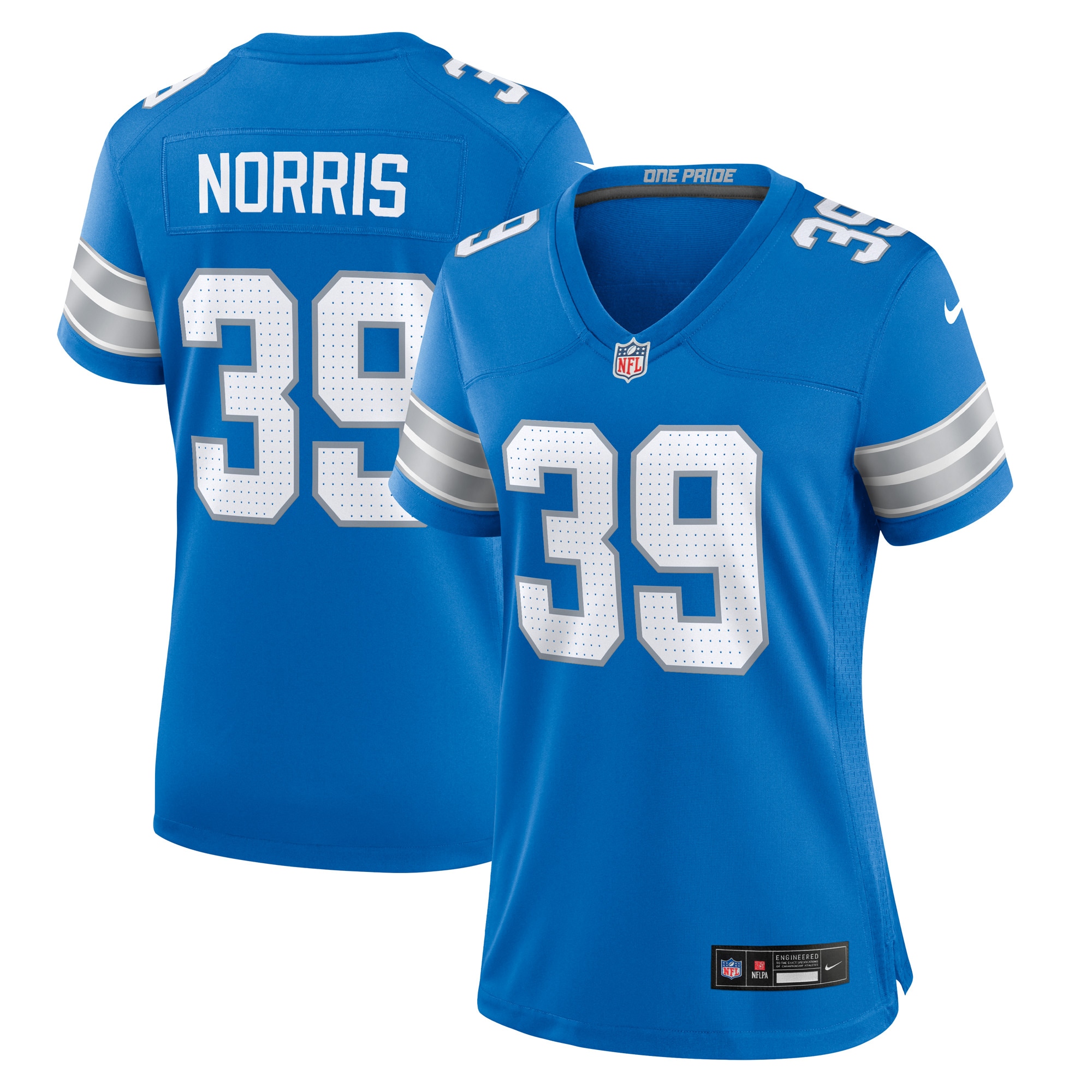 Morice Norris Detroit Lions Game Jersey - Women's