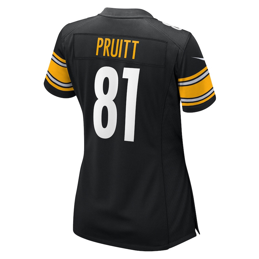 MyCole Pruitt #81 Pittsburgh Steelers Game Jersey - Women's | Black - Image 3