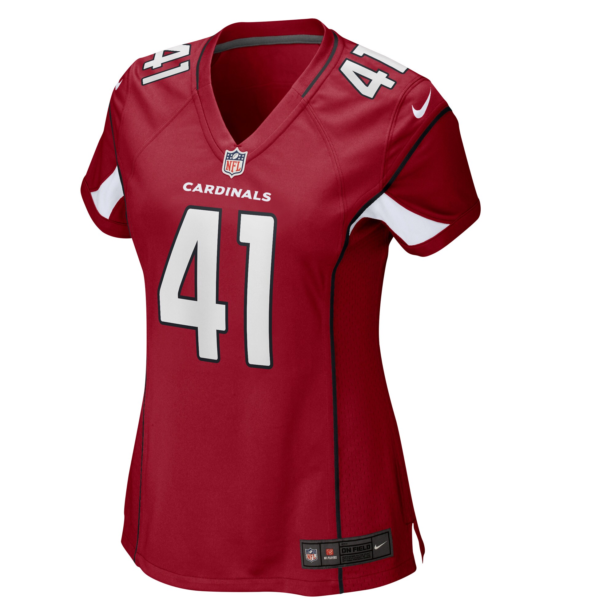 Alternative view of Myjai Sanders Arizona Cardinals Game Jersey - Women's