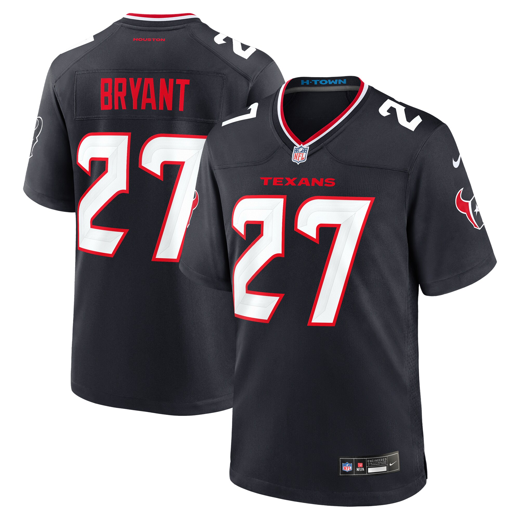 Myles Bryant Houston Texans Game Jersey - Men's