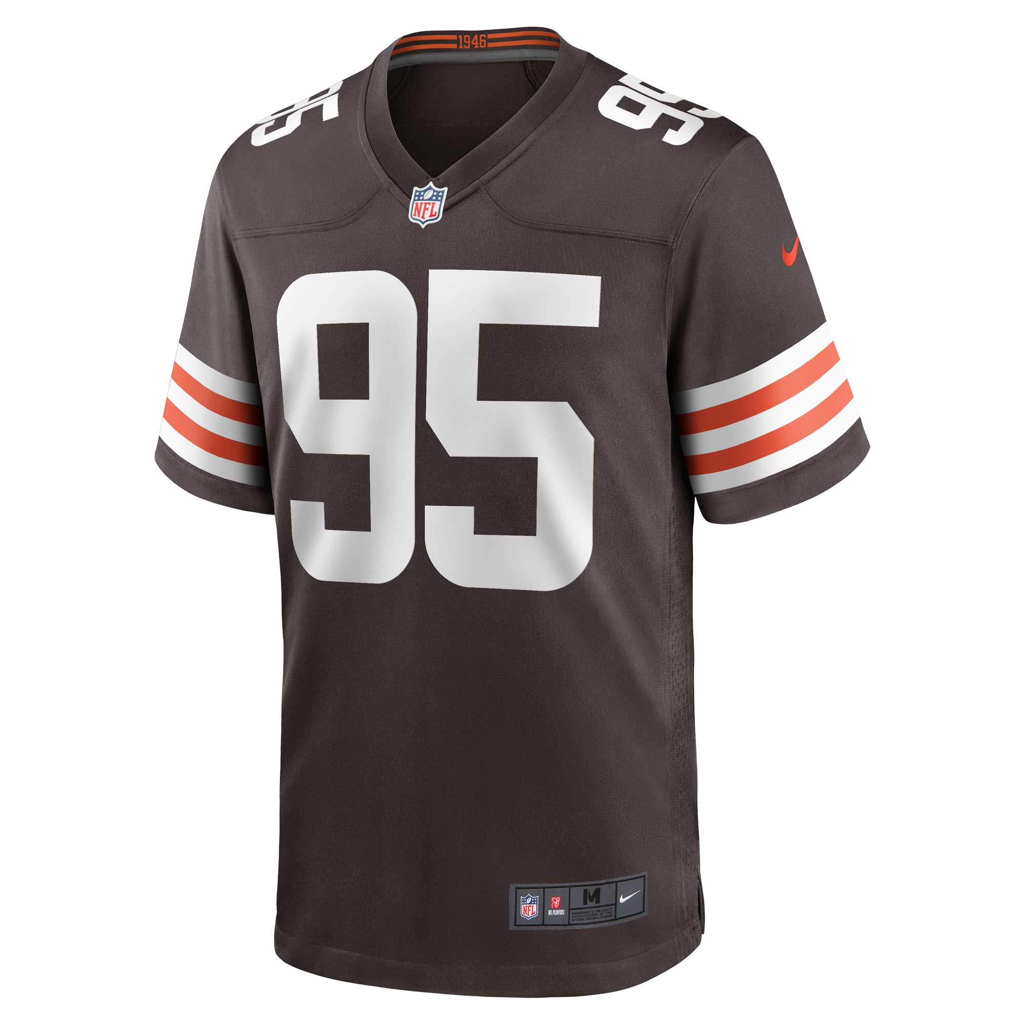 Alternative view of Myles Garrett Cleveland Browns Game Jersey - Men's