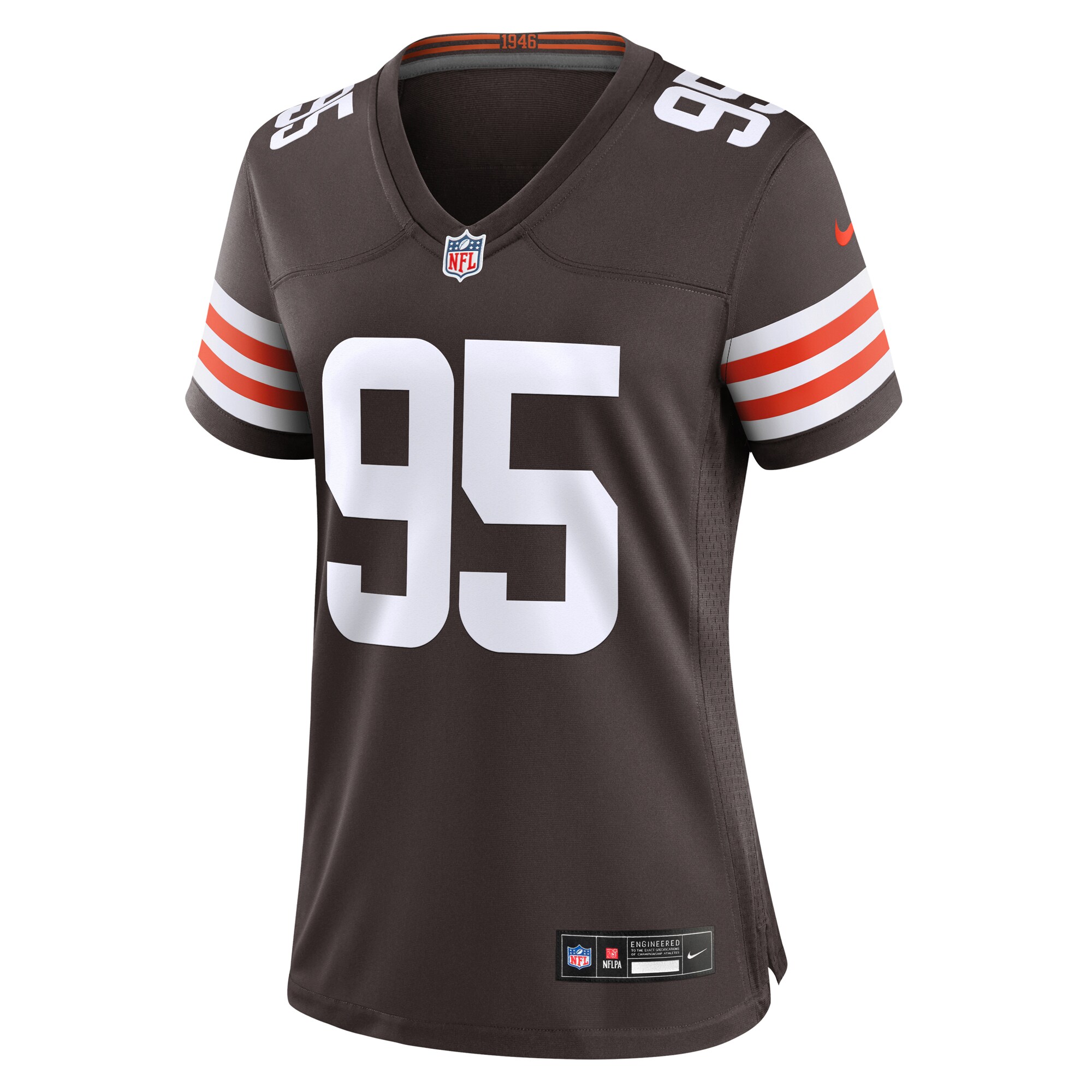 Alternative view of Myles Garrett Cleveland Browns Game Jersey - Women's
