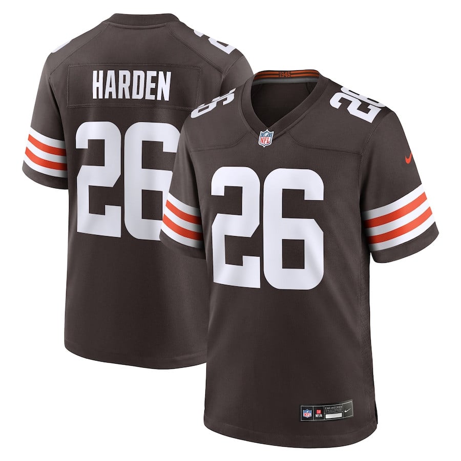 Myles Harden #26 Cleveland Browns Game Jersey - Men's | Brown
