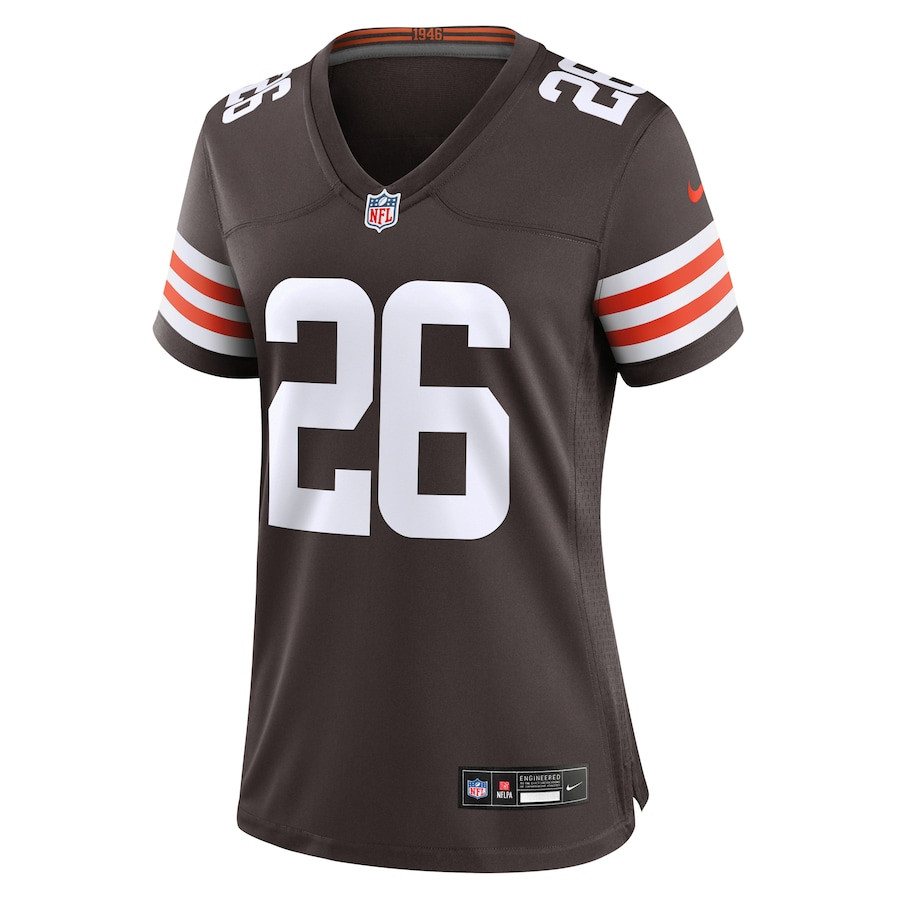 Alternative view of Myles Harden #26 Cleveland Browns Game Jersey - Women's | Brown