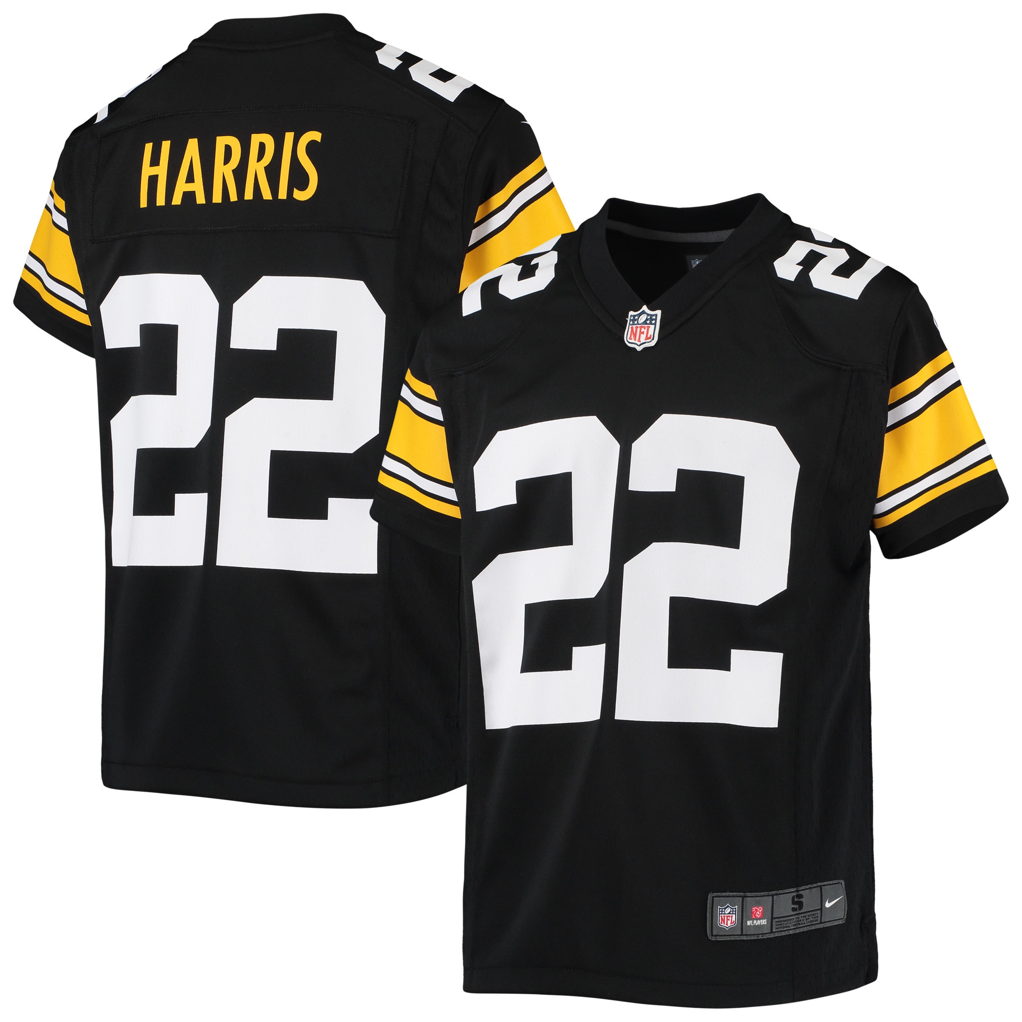 Najee Harris Pittsburgh Steelers Game Jersey - Youth
