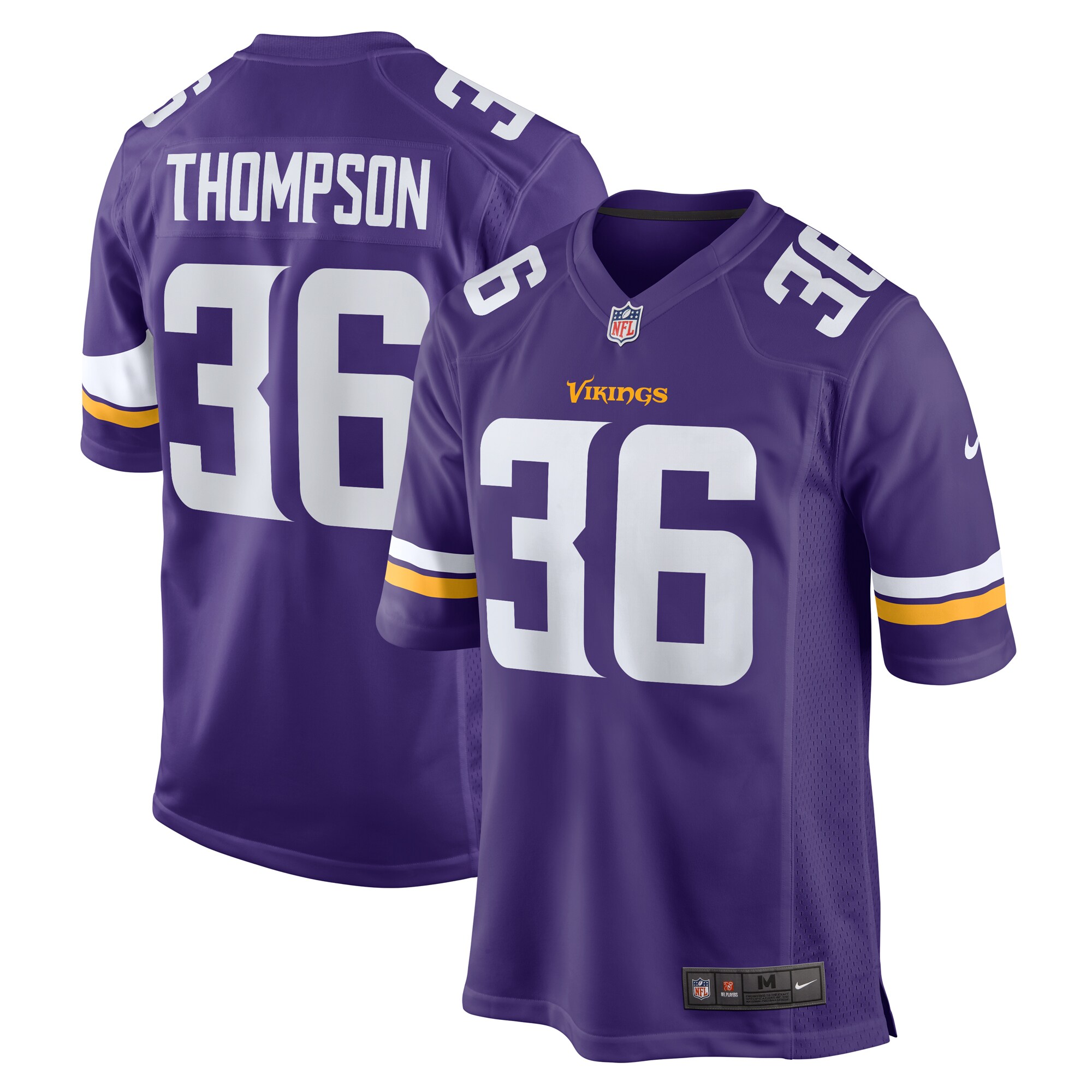 NaJee Thompson Minnesota Vikings Game Jersey - Men's