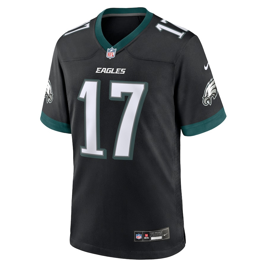 Alternative view of Nakobe Dean #17 Philadelphia Eagles Alternate Game Jersey - Men's | Black