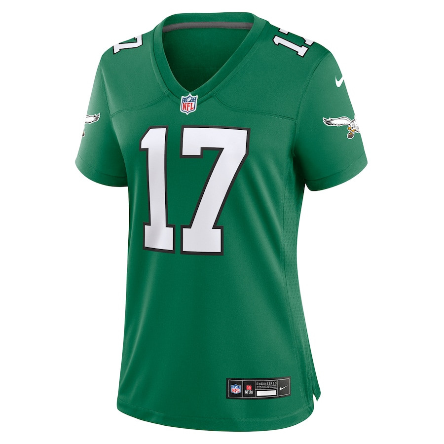 Alternative view of Nakobe Dean #17 Philadelphia Eagles Alternate Game Jersey - Women's | Kelly Green