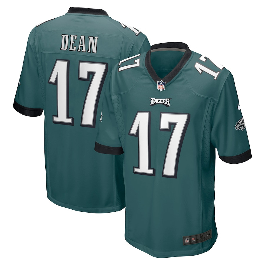 Nakobe Dean #17 Philadelphia Eagles Game Jersey - Men's | Green