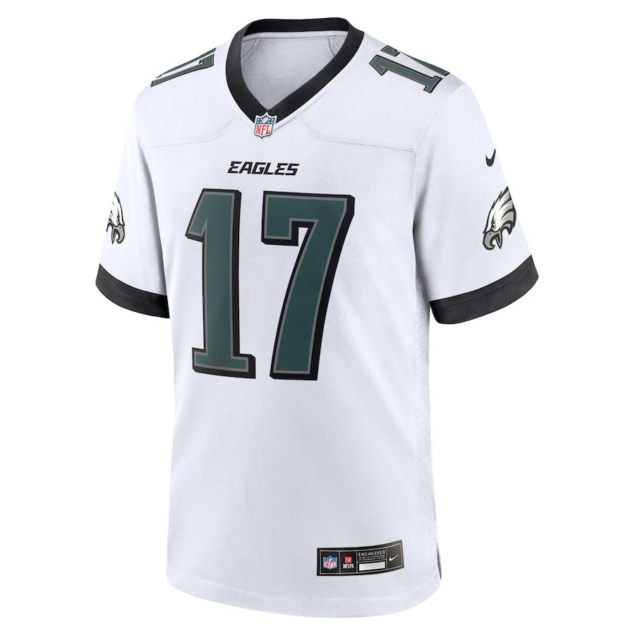 Alternative view of Nakobe Dean #17 Philadelphia Eagles Game Jersey - Men's | White