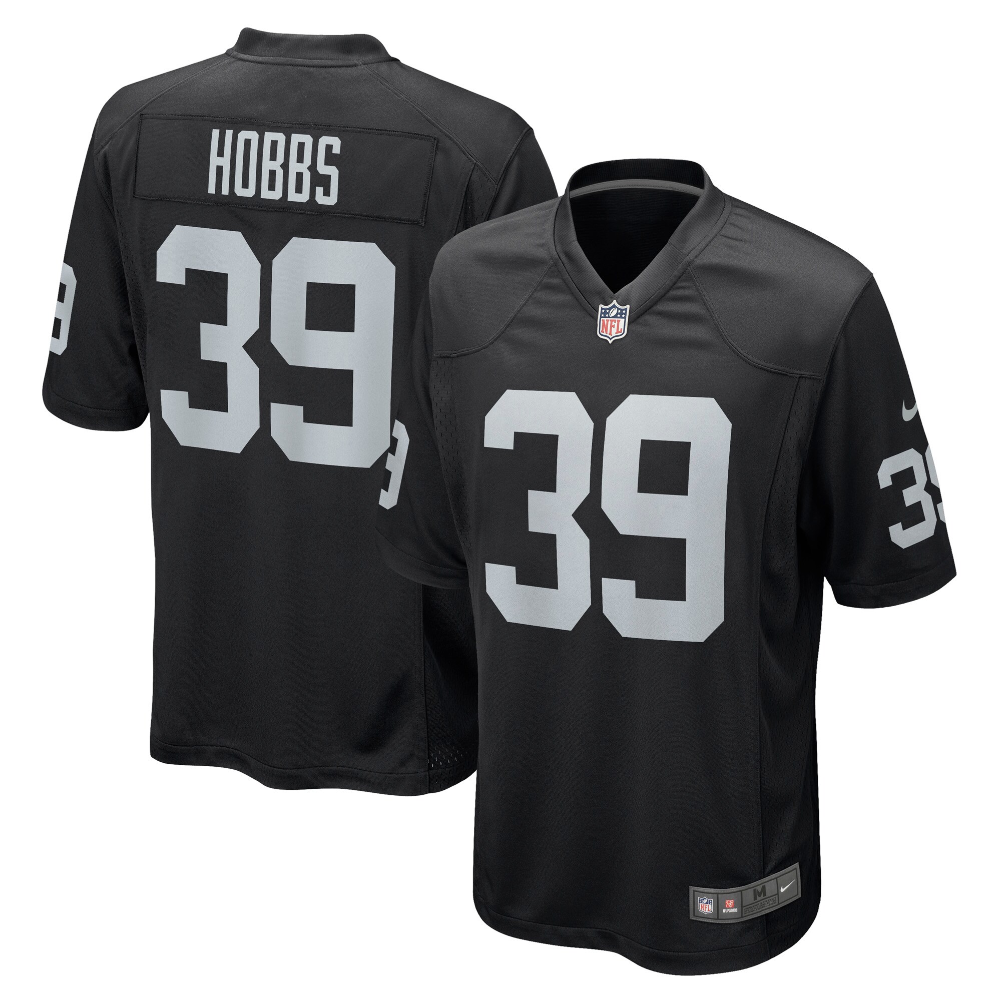 Nate Hobbs Las Vegas Raiders Game Jersey - Men's