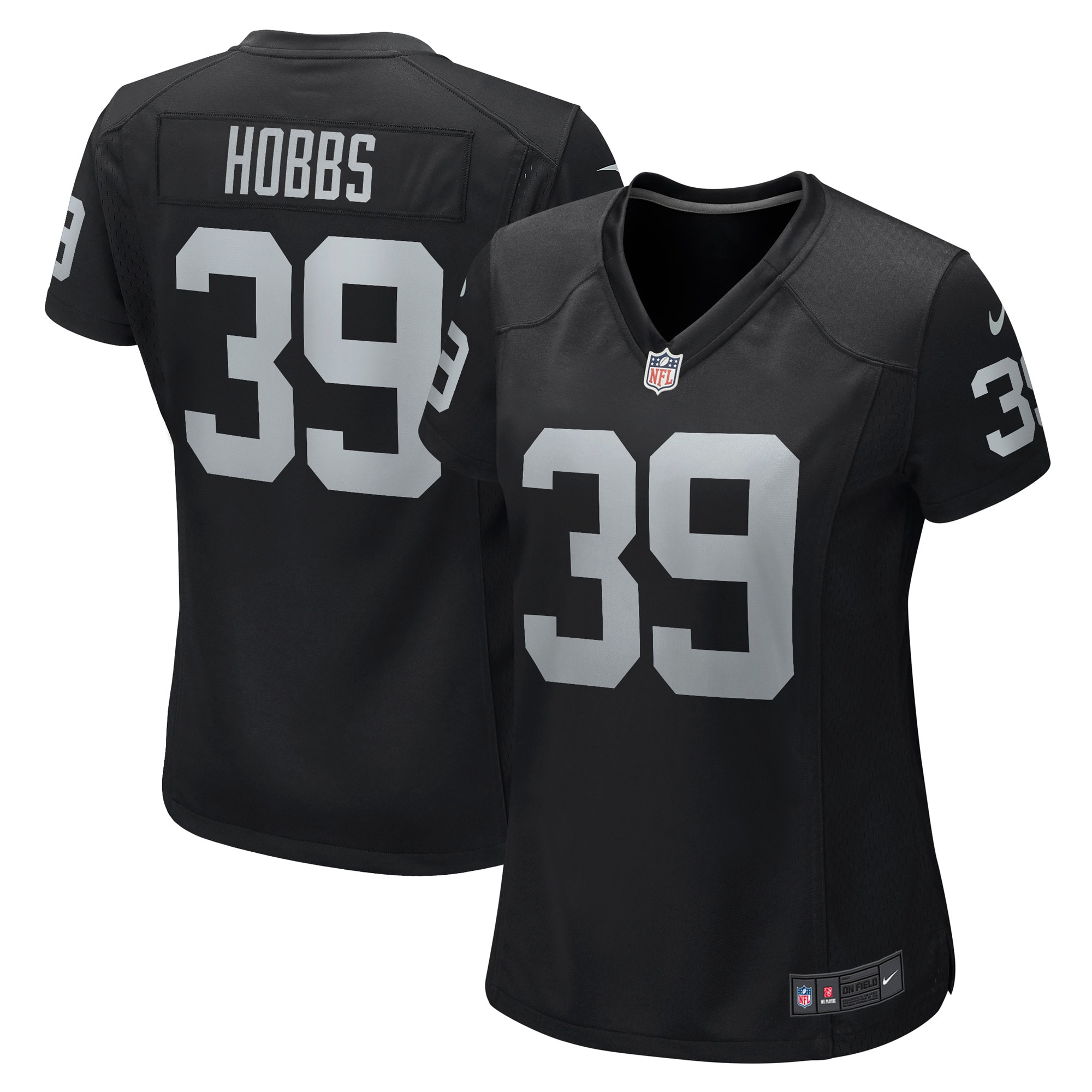 Nate Hobbs Las Vegas Raiders Game Jersey - Women's