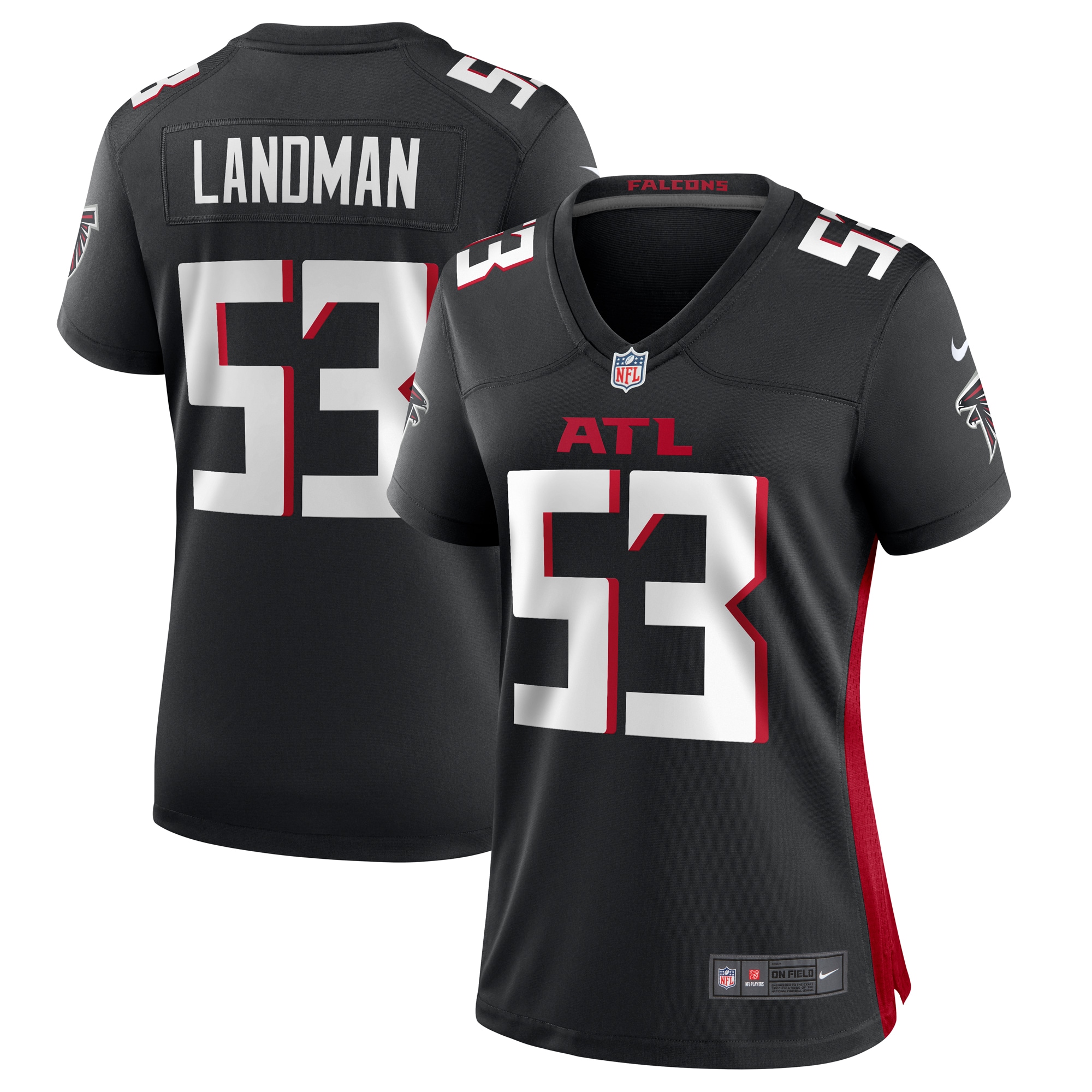 Nate Landman Atlanta Falcons Game Jersey - Women's