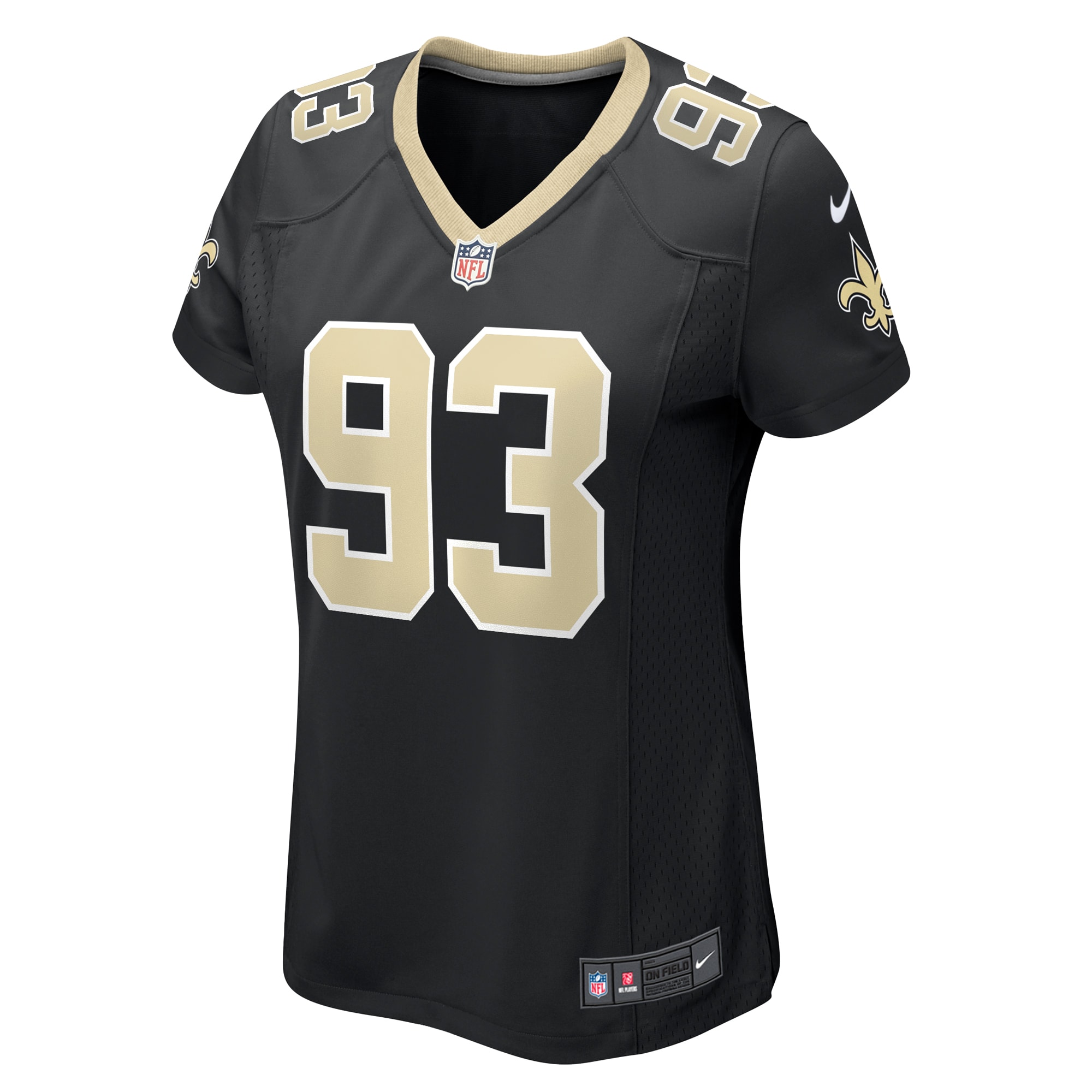 Alternative view of Nathan Shepherd New Orleans Saints Game Jersey - Women's