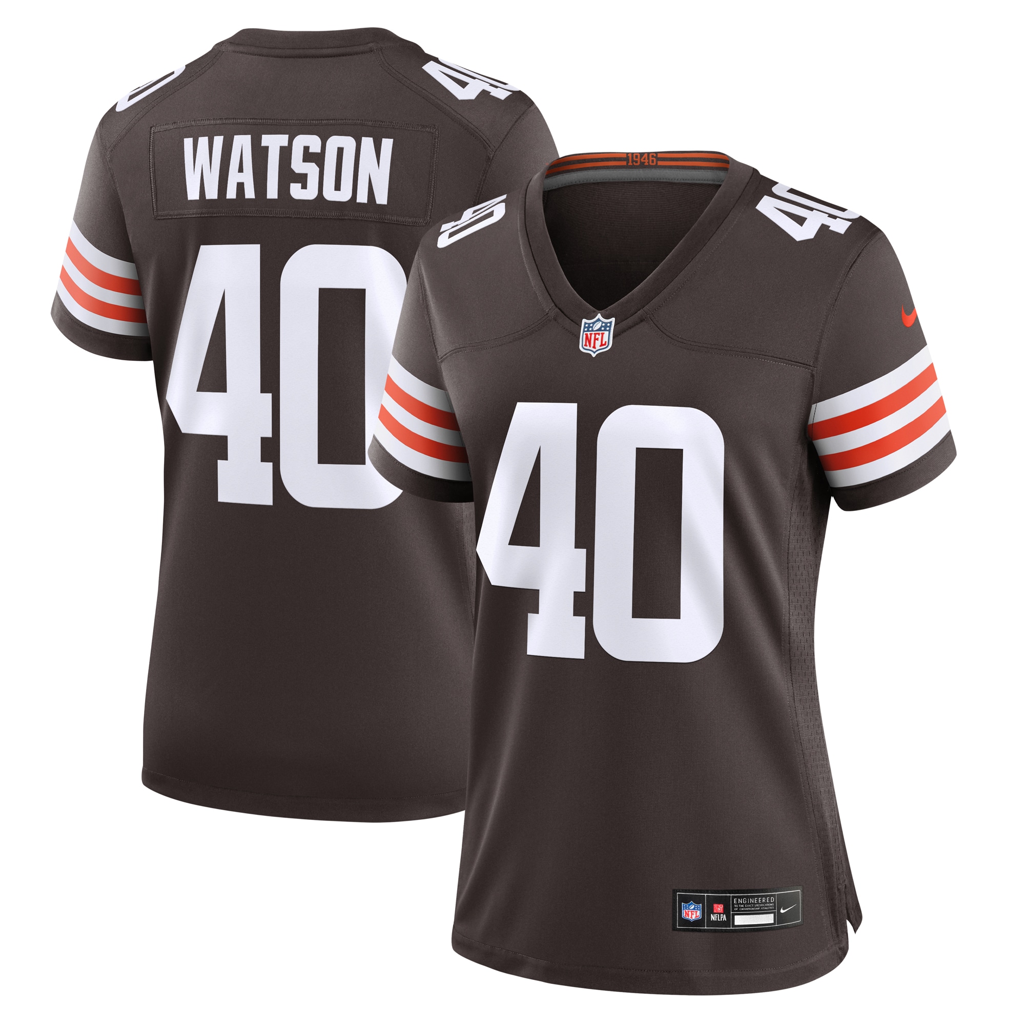 Nathaniel Watson Cleveland Browns Game Jersey - Women's