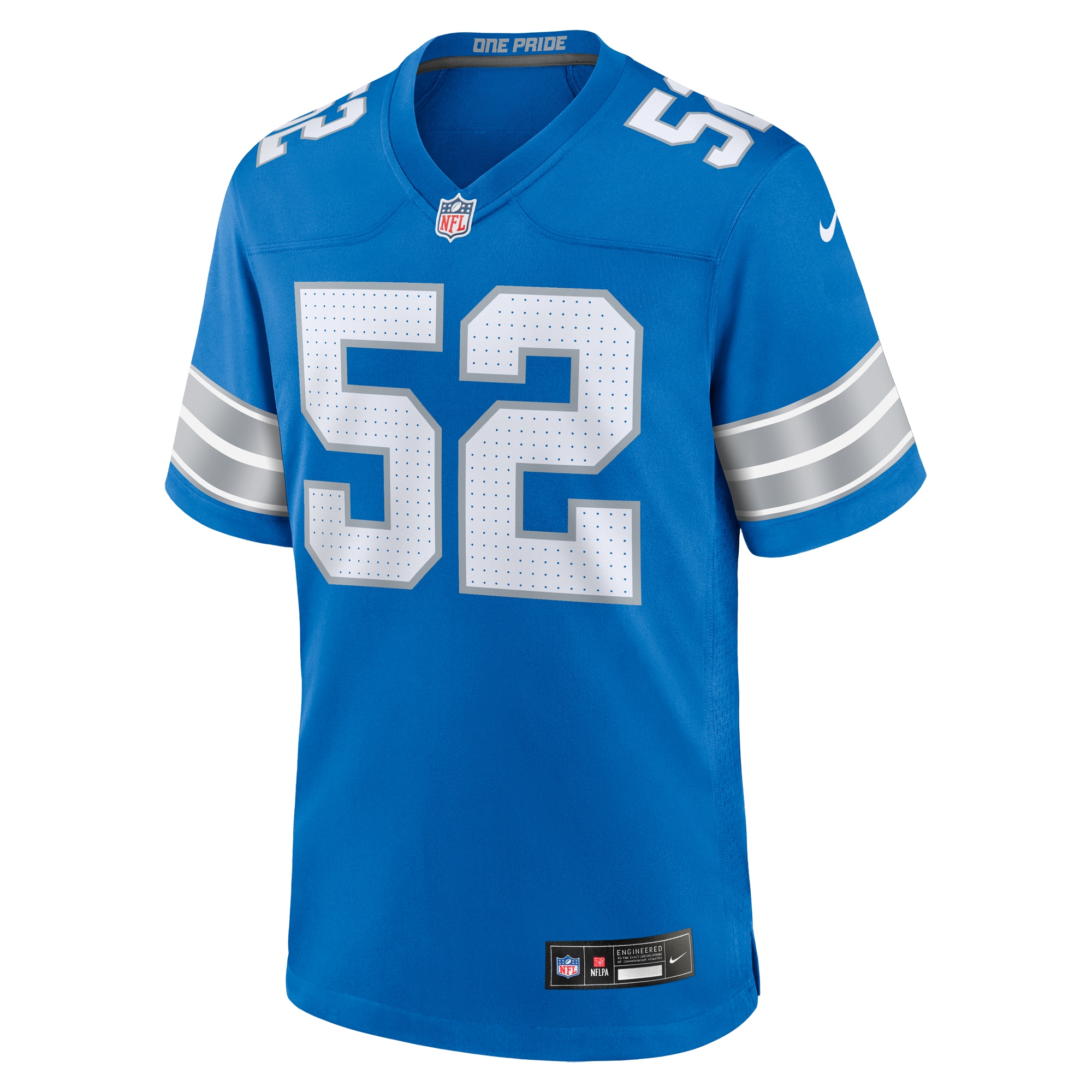 Alternative view of Netane Muti Detroit Lions Game Jersey - Men's