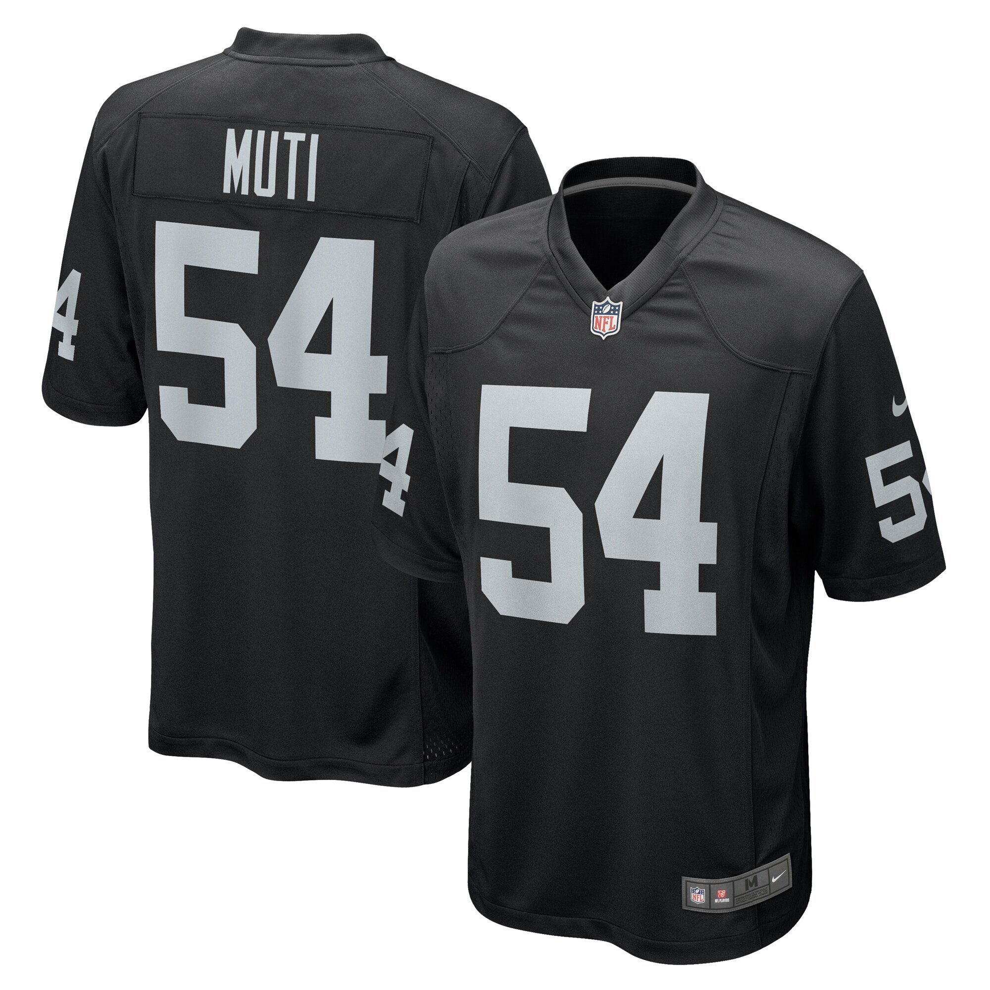 Netane Muti Las Vegas Raiders Game Jersey - Men's