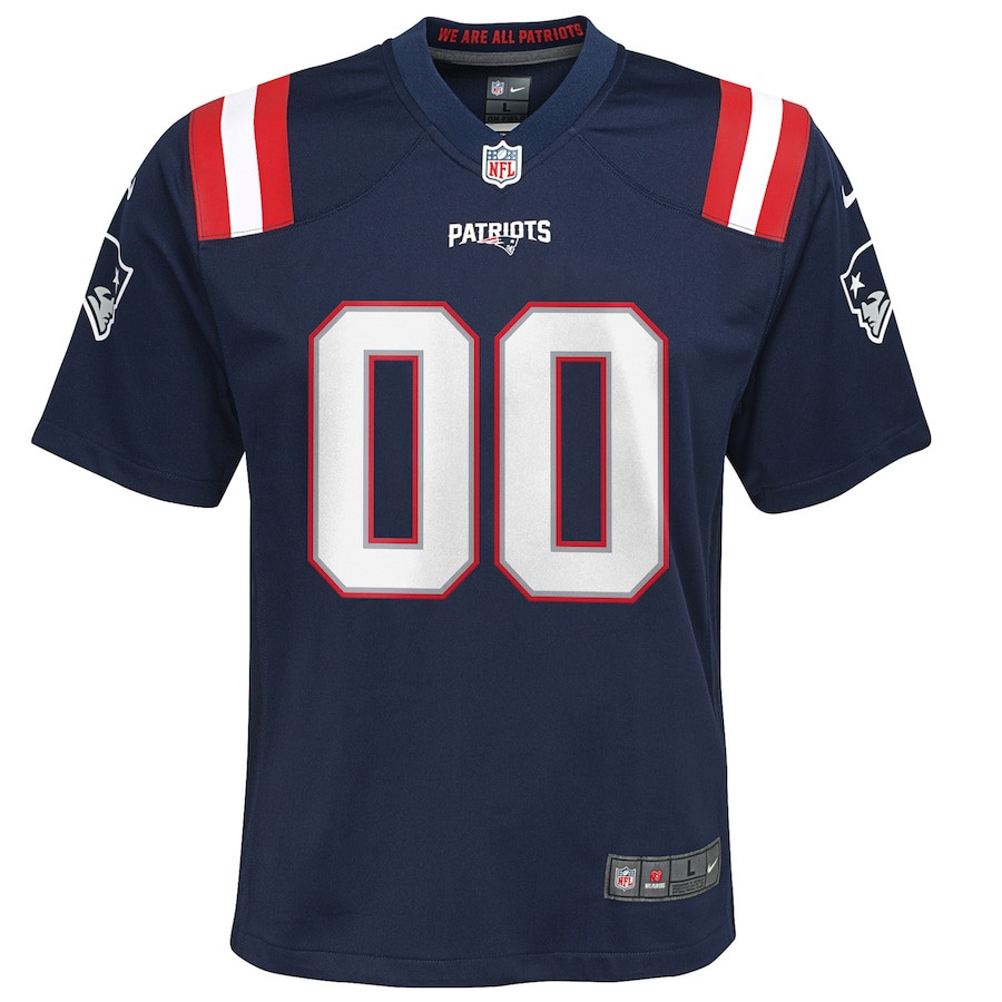 Alternative view of New England Patriots Game Jersey - Youth | Navy