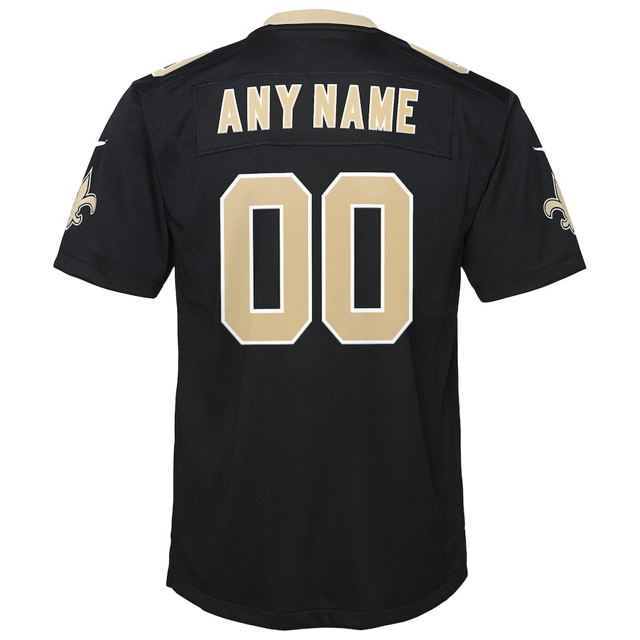New Orleans Saints Game Jersey - Youth | Black - Image 3