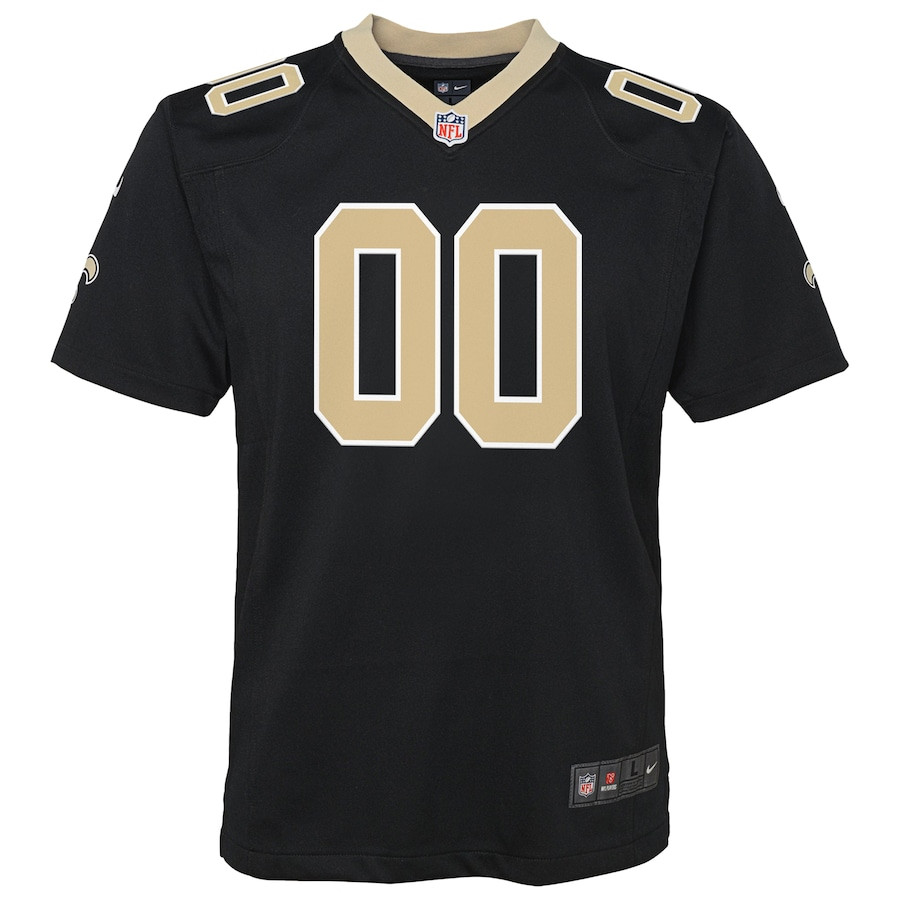 Alternative view of New Orleans Saints Game Jersey - Youth | Black