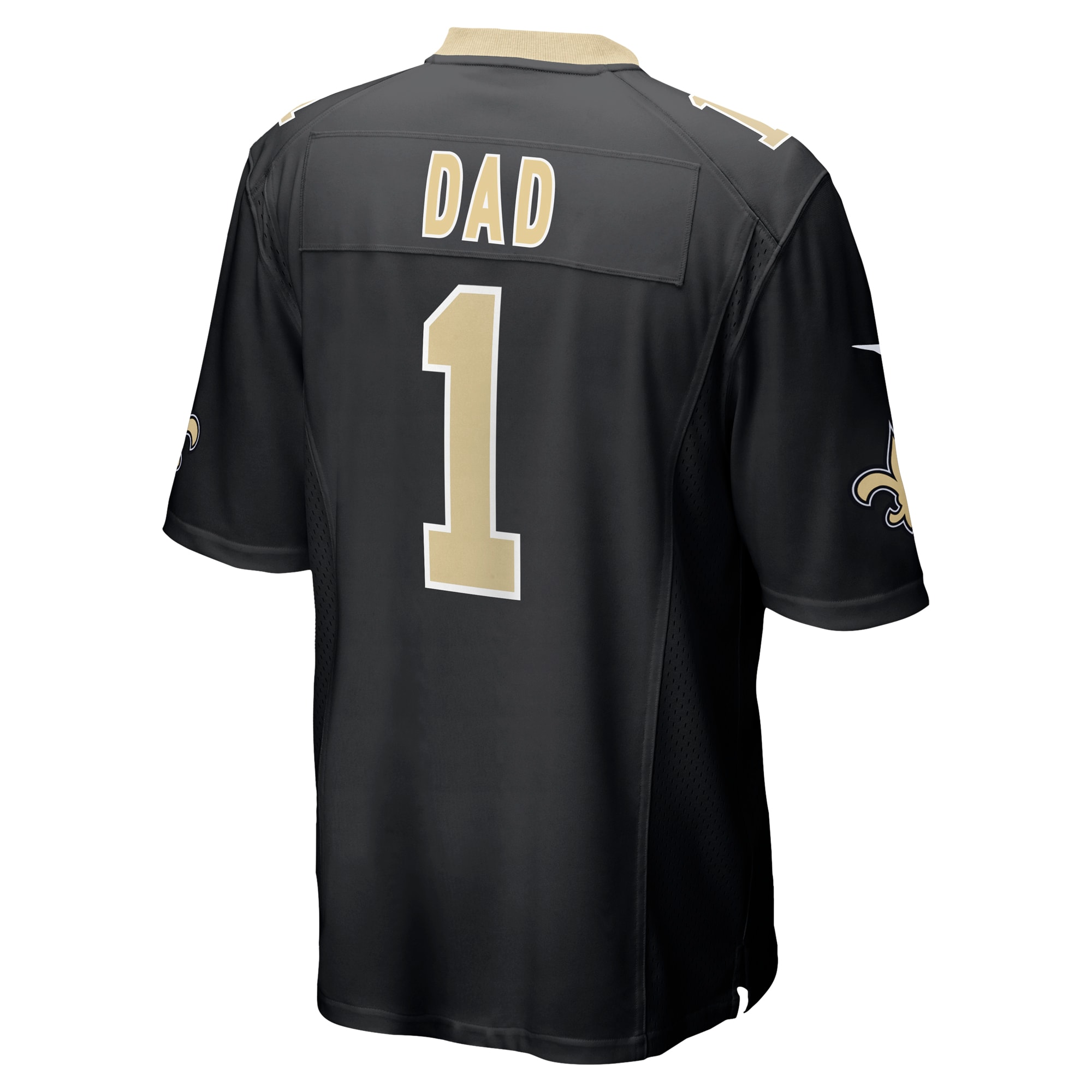 New Orleans Saints Number #1 New Orleans Saints Game Jersey - Men's - Image 3