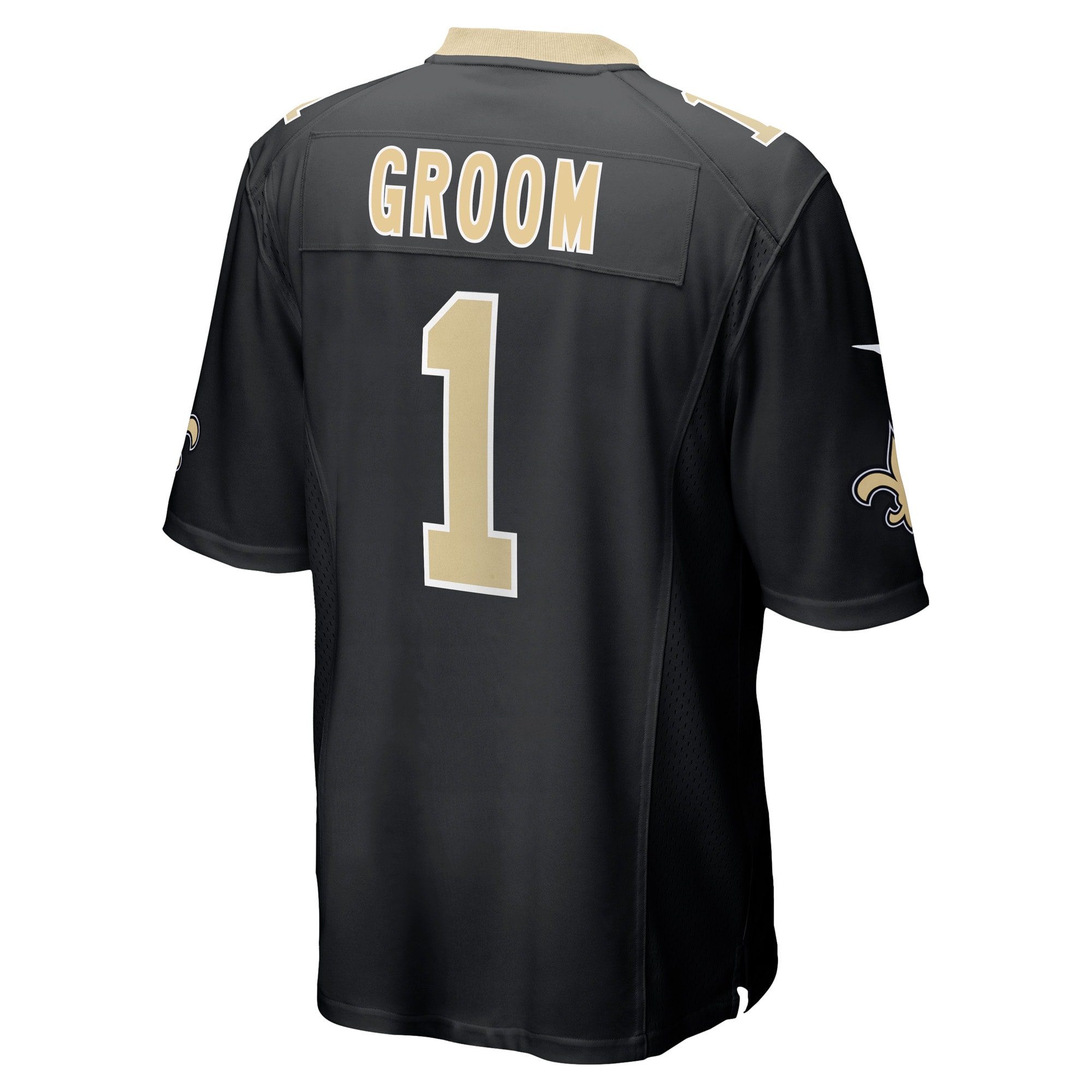 New Orleans Saints Number #1 New Orleans Saints Game Jersey - Men's - Image 3