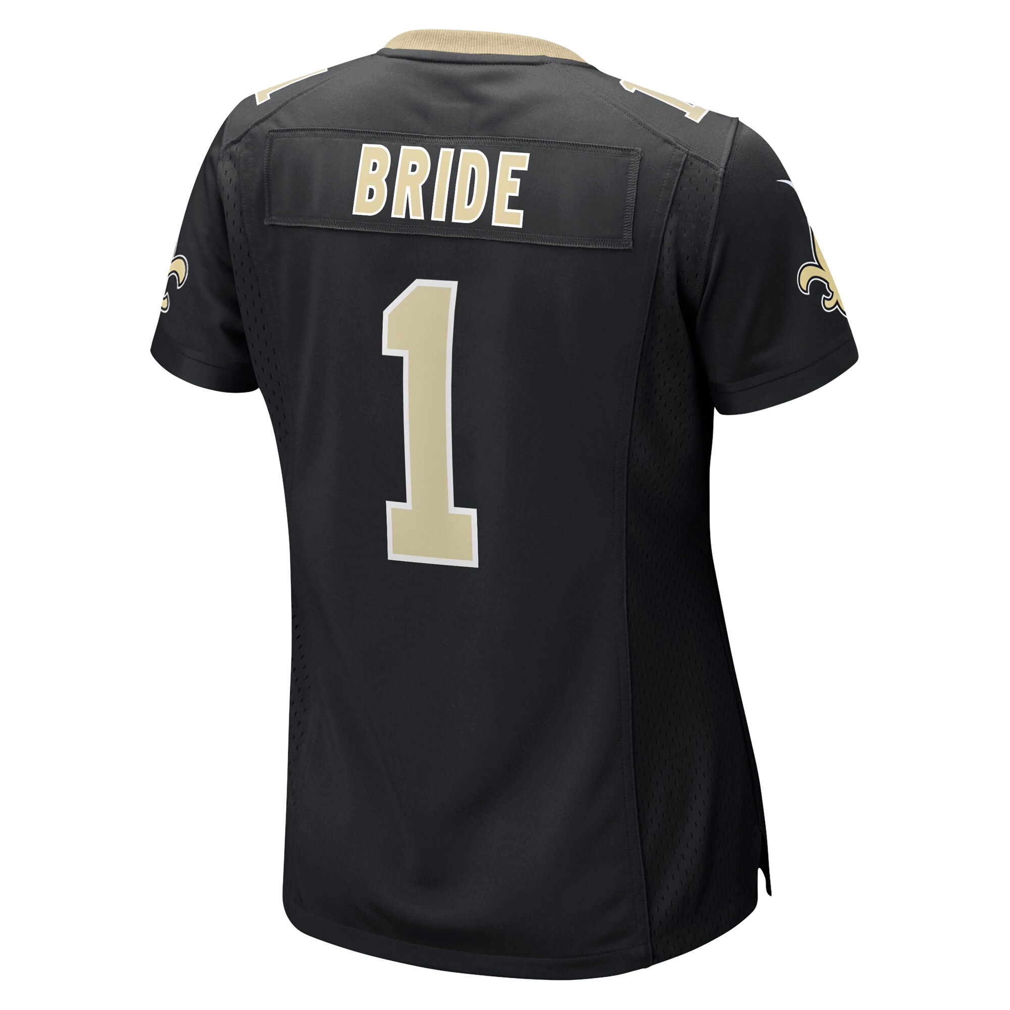 New Orleans Saints Number #1 New Orleans Saints Game Jersey - Women's - Image 3