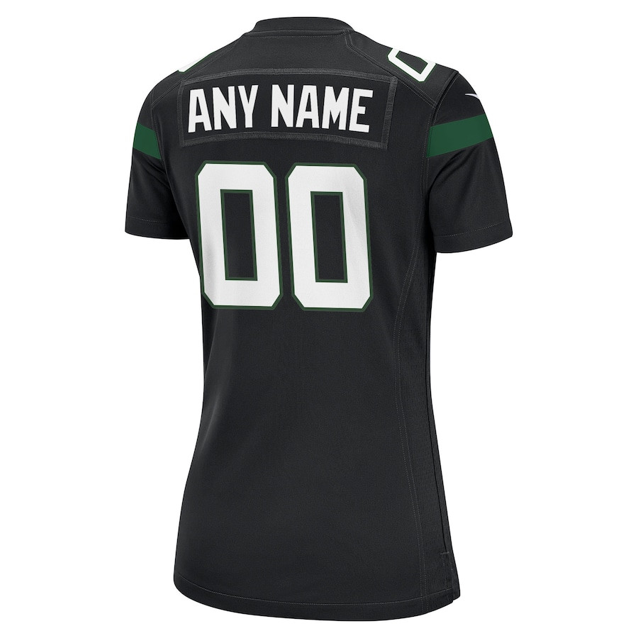 New York Jets Alternate Game Jersey - Women's | Stealth Black - Image 3