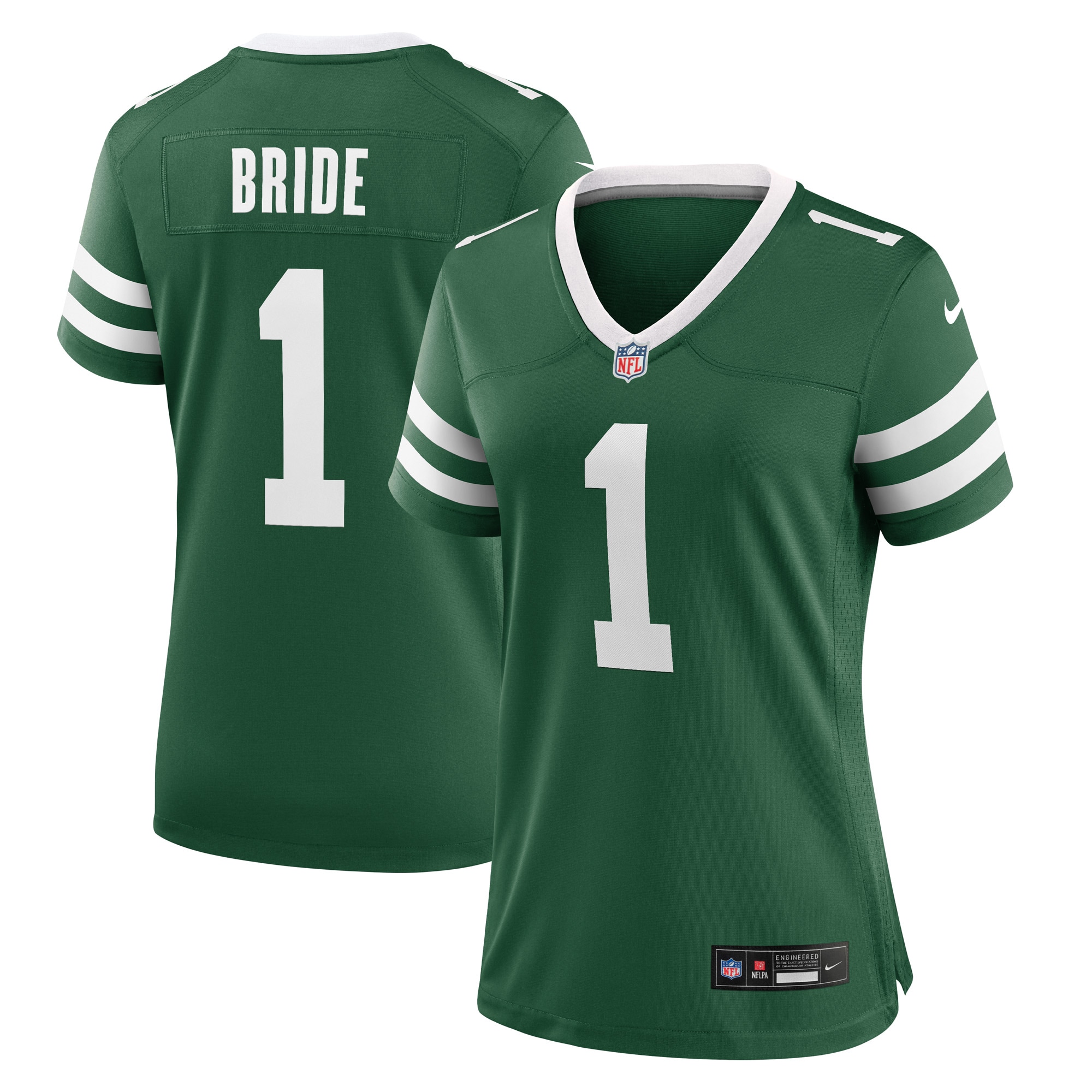 New York Jets Number #1 New York Jets Game Jersey - Women's