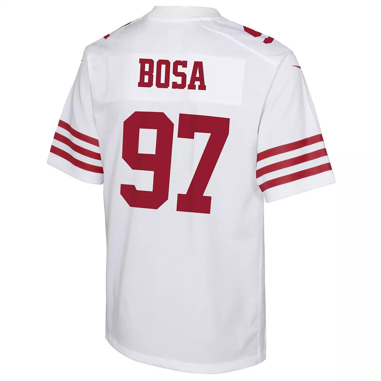 Nick Bosa #97 San Francisco 49ers Game Jersey - Youth | White - Image 3