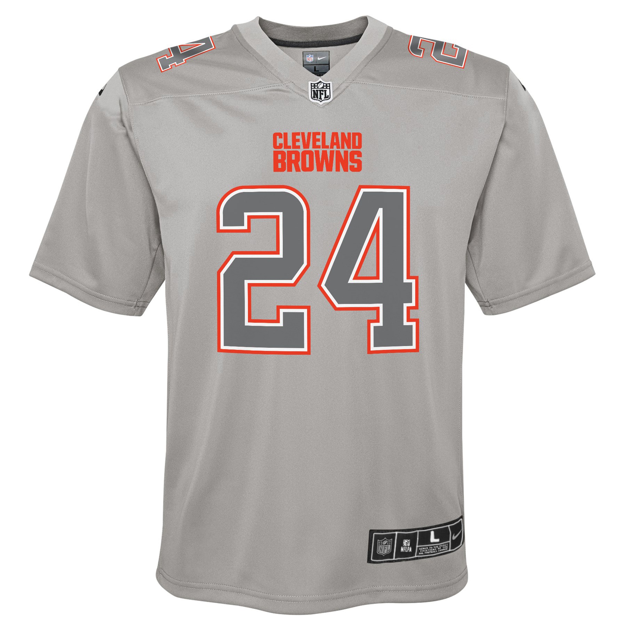 Alternative view of Nick Chubb Cleveland Browns Game Jersey - Youth