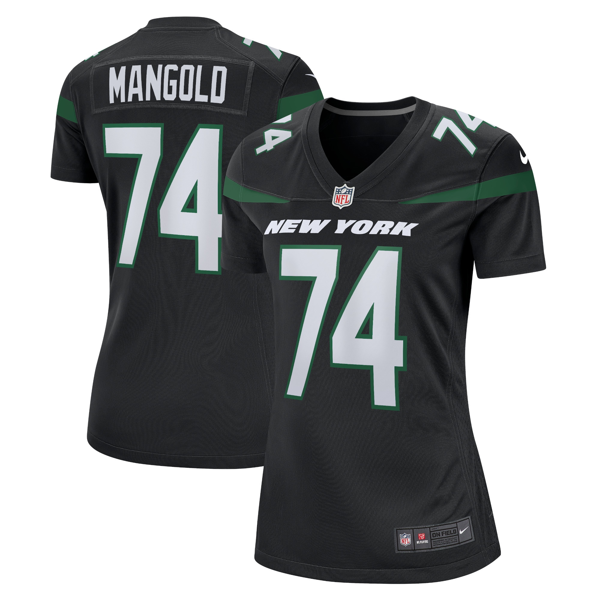 Nick Mangold New York Jets Retired Player Game Jersey - Women's