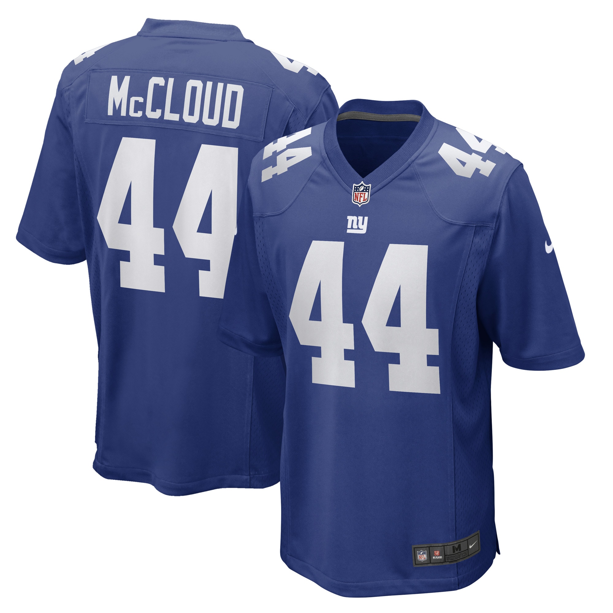 Nick McCloud New York Giants Game Jersey - Men's