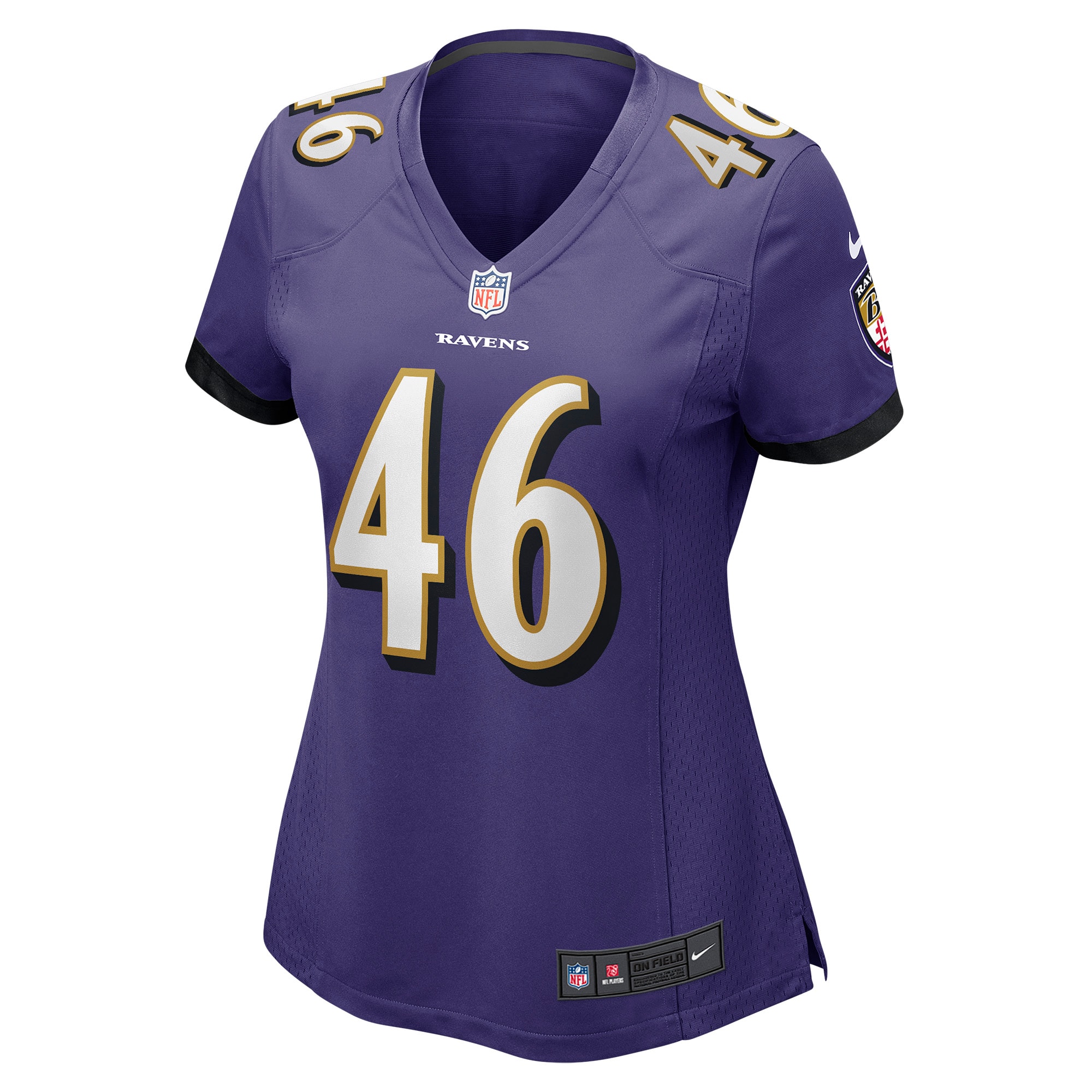 Alternative view of Nick Moore Baltimore Ravens Game Jersey - Women's