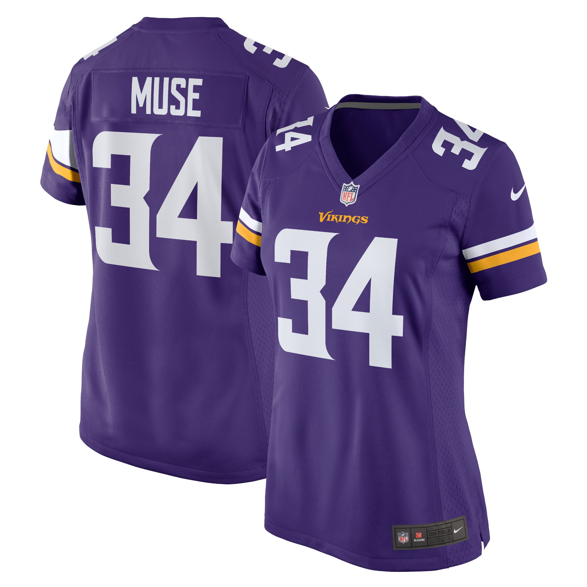 Nick Muse Minnesota Vikings Game Jersey - Women's