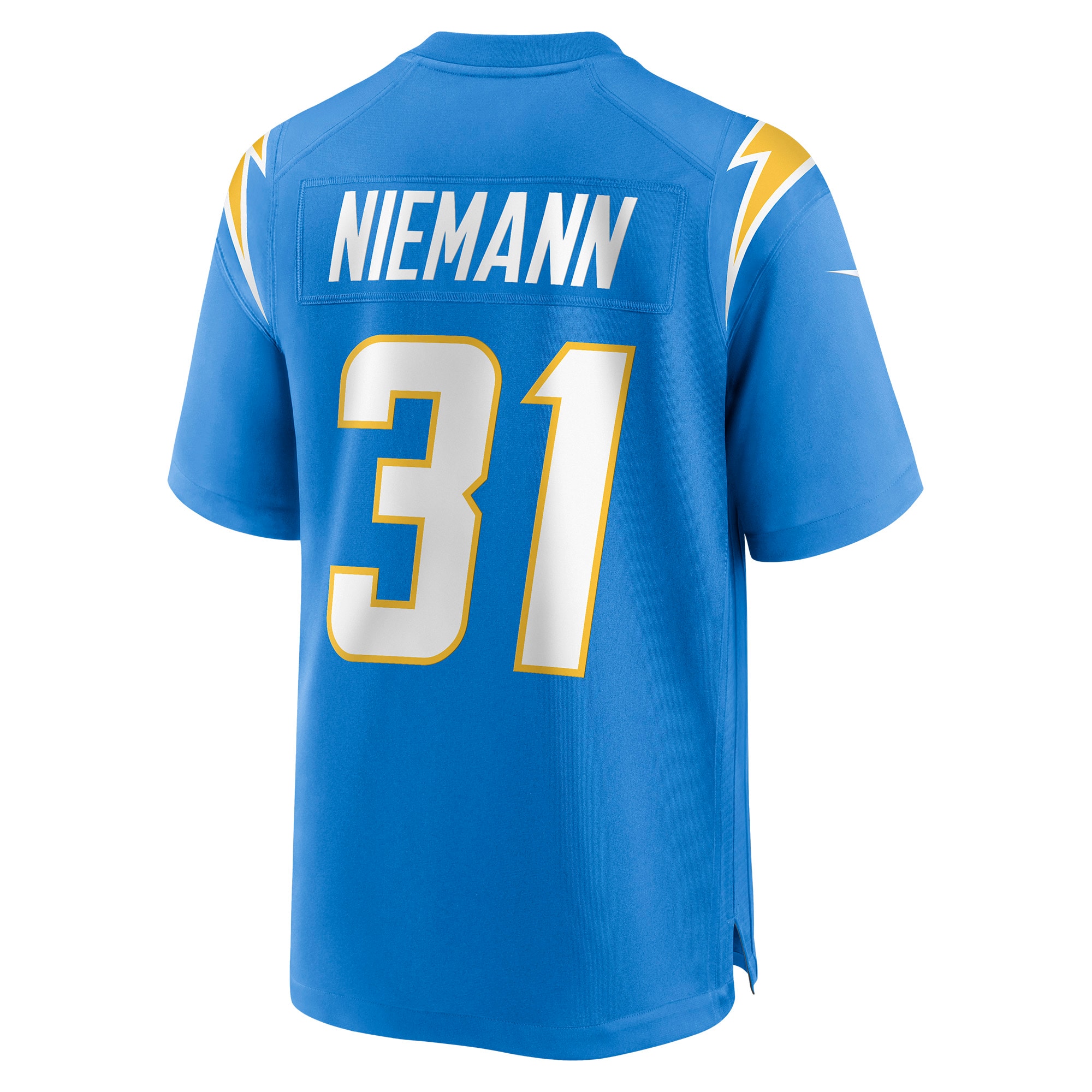 Nick Niemann Los Angeles Chargers Game Jersey - Men's - Image 3