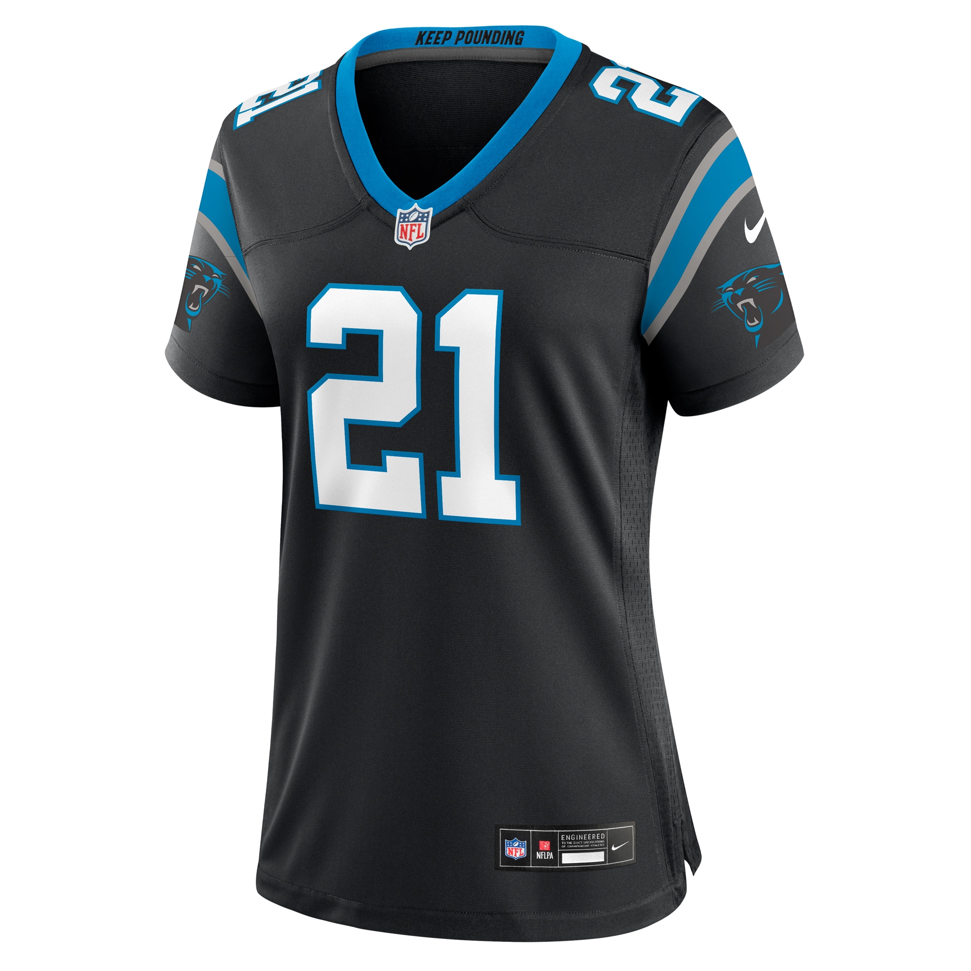 Alternative view of Nick Scott Carolina Panthers Game Jersey - Women's