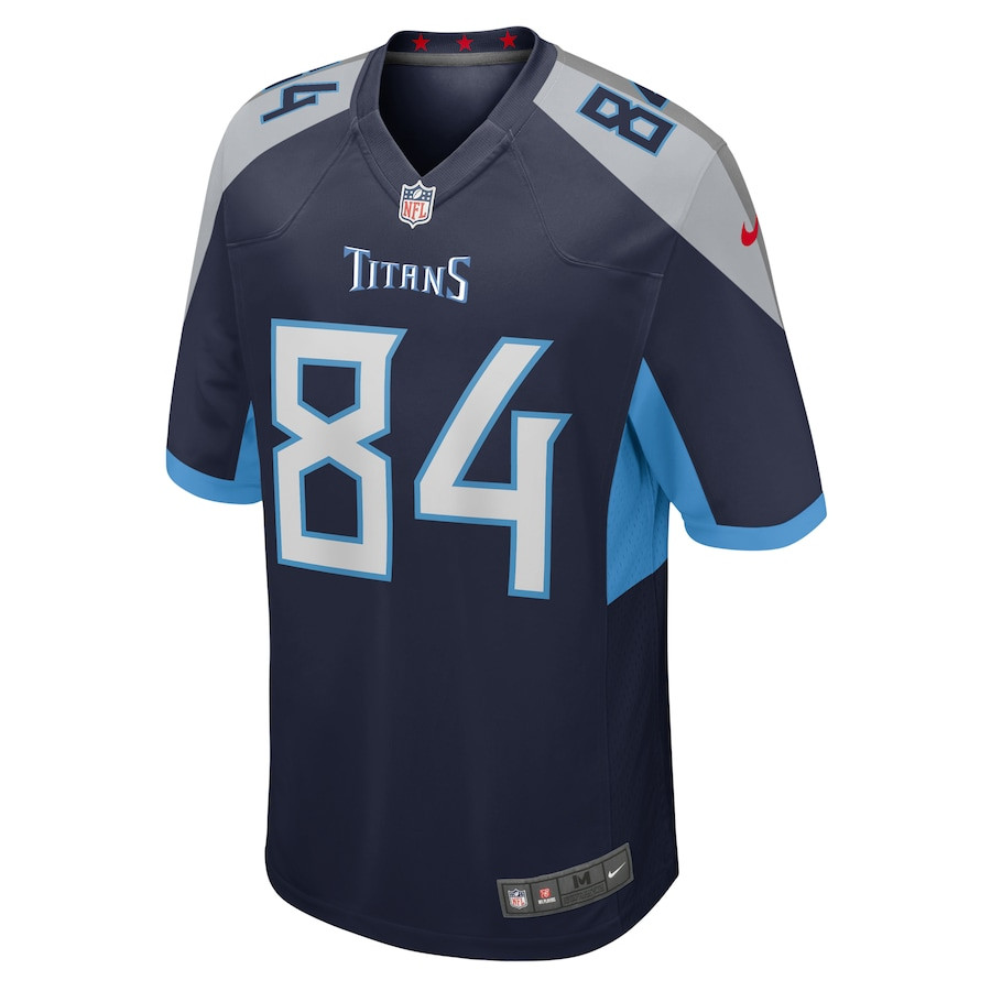 Alternative view of Nick Vannett #84 Tennessee Titans Game Jersey - Men's | Navy