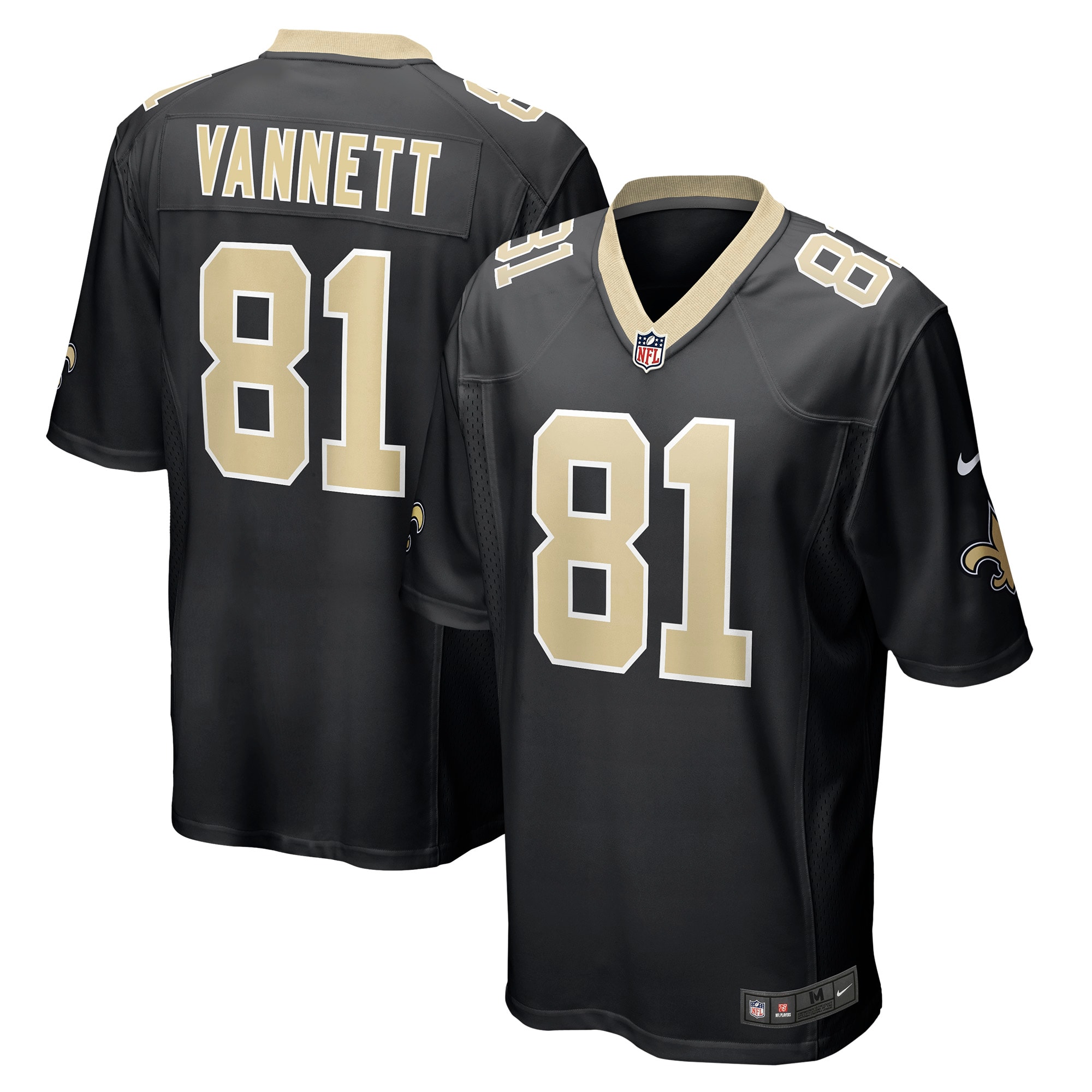 Nick Vannett New Orleans Saints Game Jersey - Men's