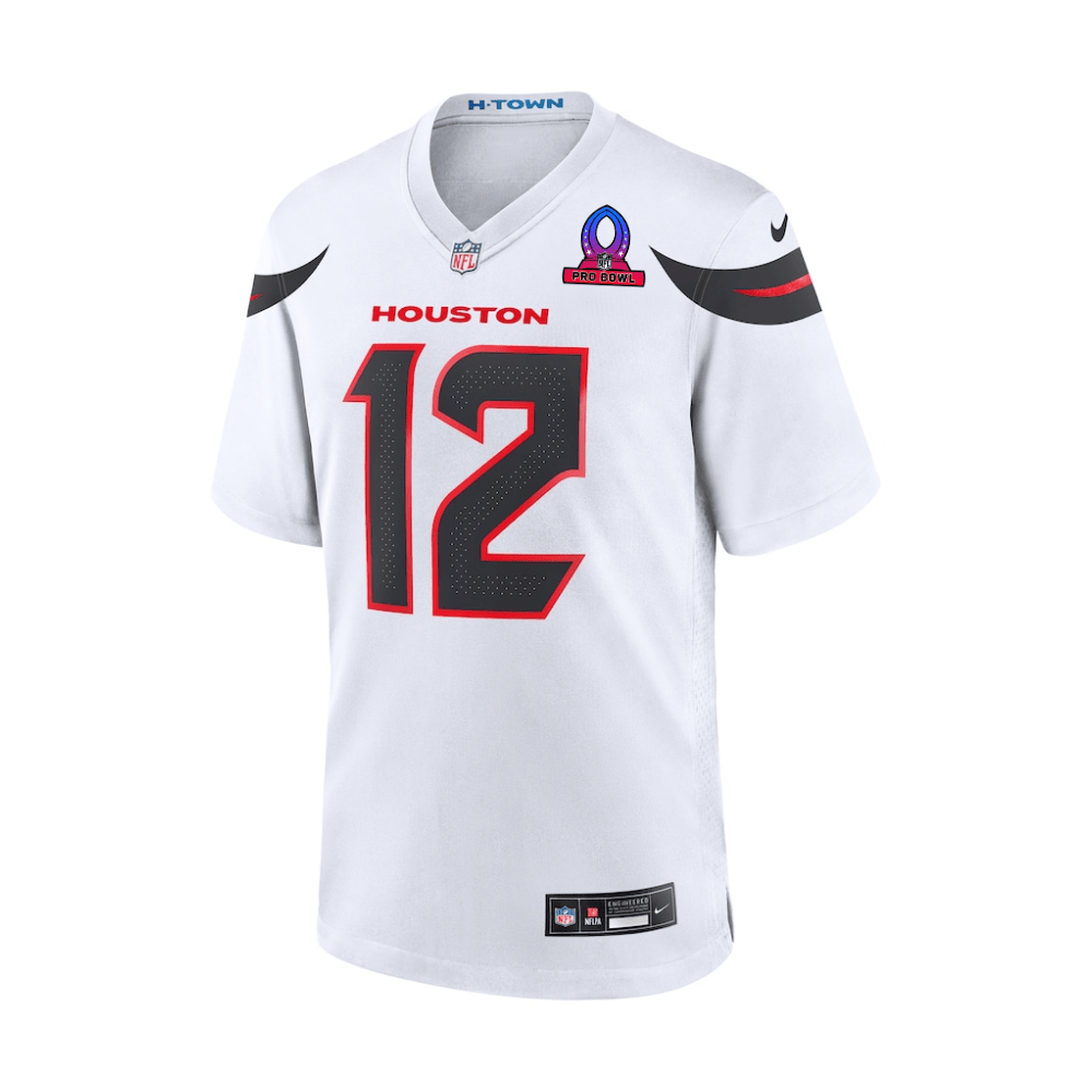Alternative view of Nico Collins #12 Houston Texans Game Jersey - Men's | White