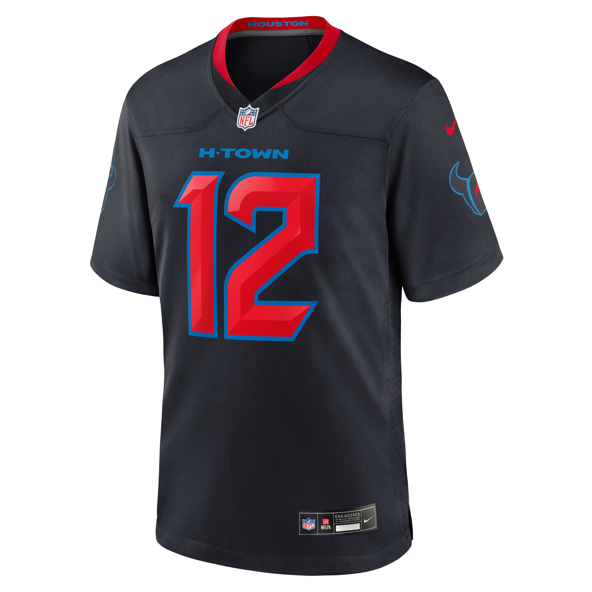 Alternative view of Nico Collins Houston Texans 2nd Alternate Game Jersey - Men's