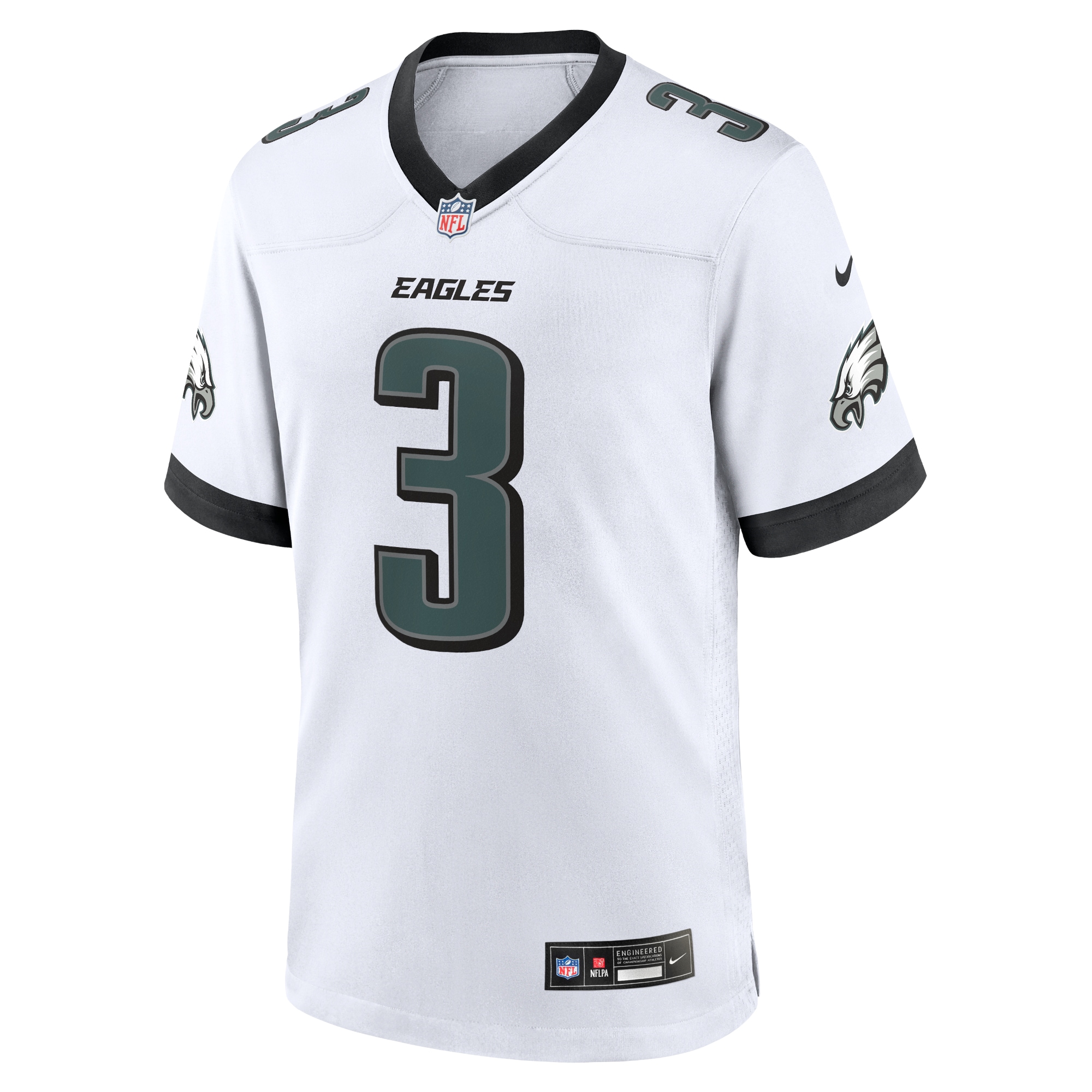 Alternative view of Nolan Smith Philadelphia Eagles Game Jersey - Men's