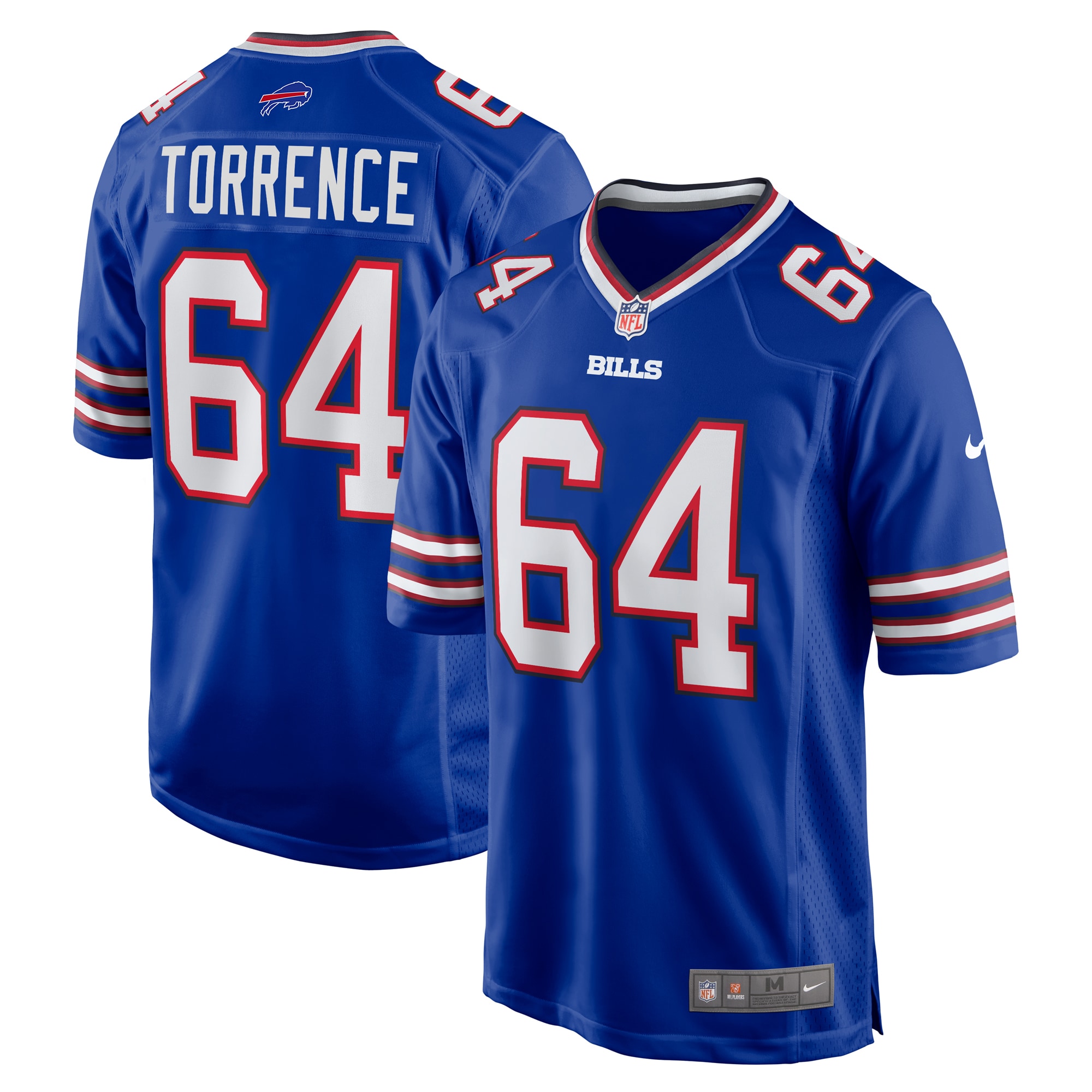 O'Cyrus Torrence Buffalo Bills Game Jersey - Men's