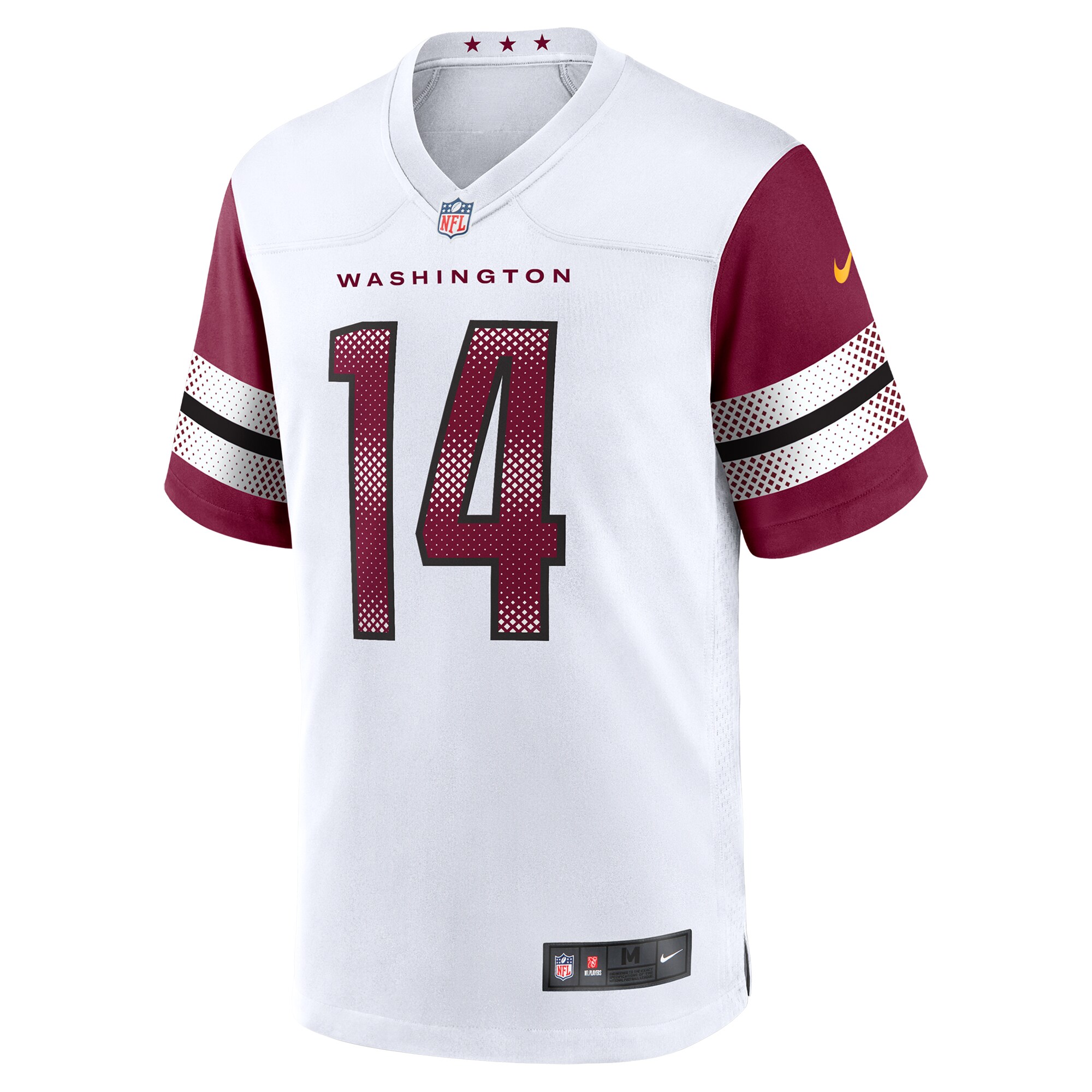 Alternative view of Olamide Zaccheaus Washington Commanders Game Jersey - Men's