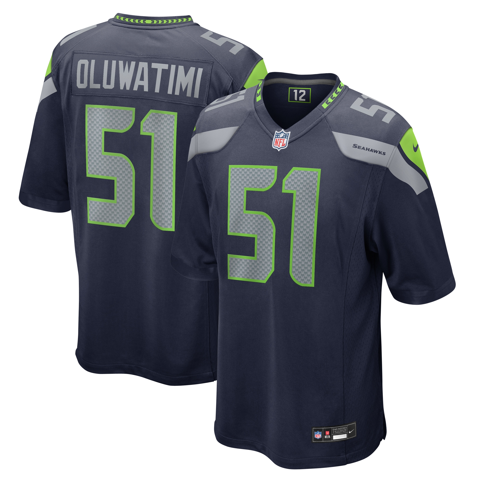 Olu Oluwatimi Seattle Seahawks Game Jersey - Men's