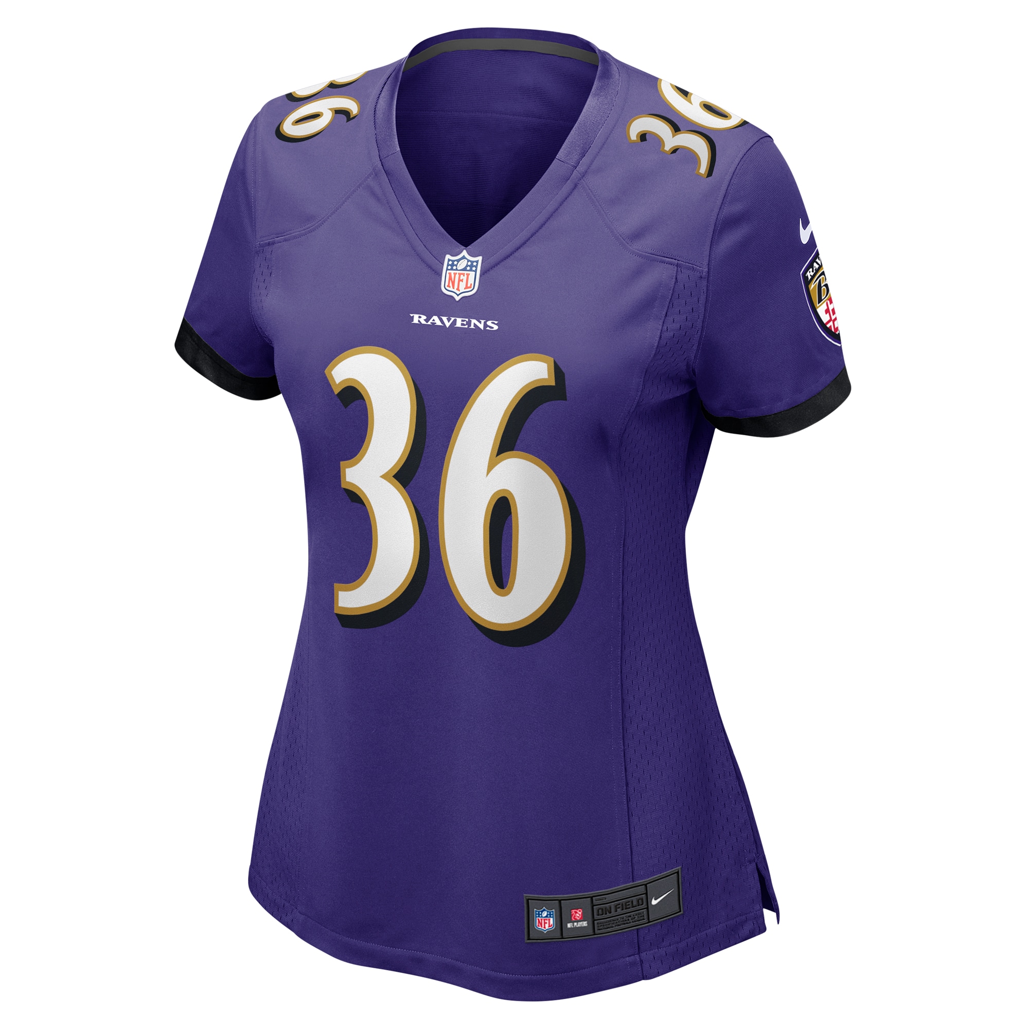 Alternative view of Owen Wright Baltimore Ravens Game Jersey - Women's