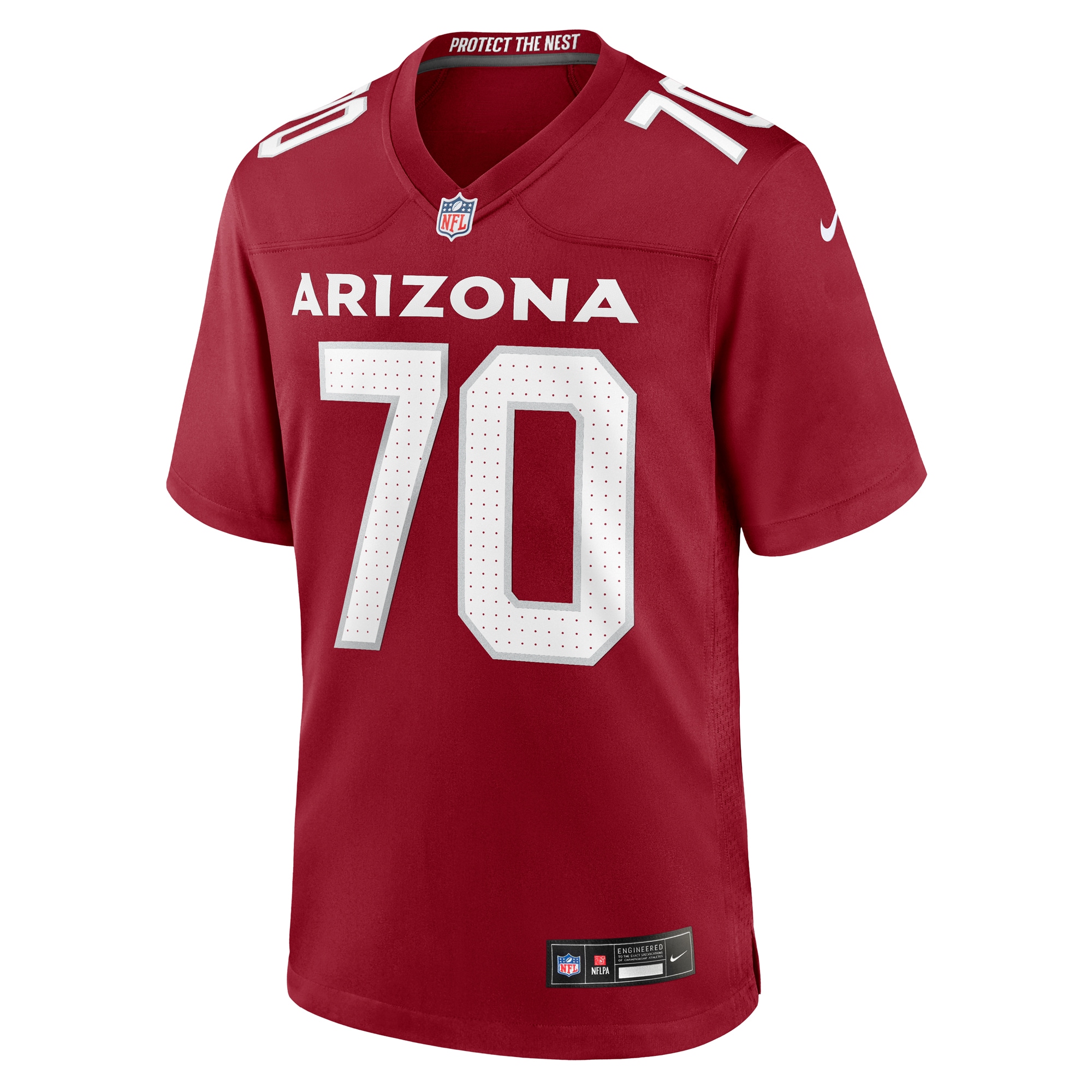 Alternative view of Paris Johnson Jr. Arizona Cardinals Game Jersey - Men's