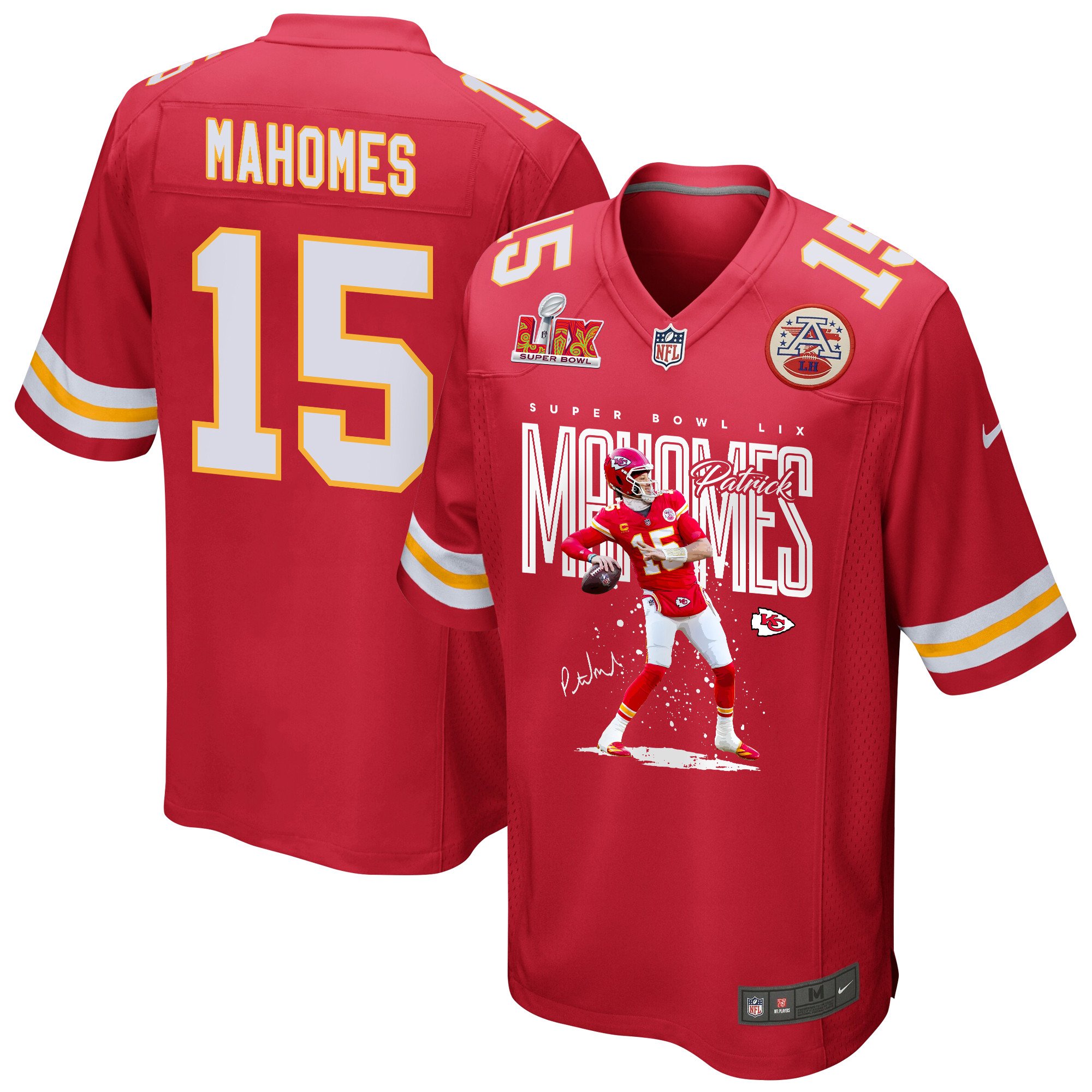 Patrick Mahomes #15 Kansas City Chiefs Game Jersey - Men's | Red