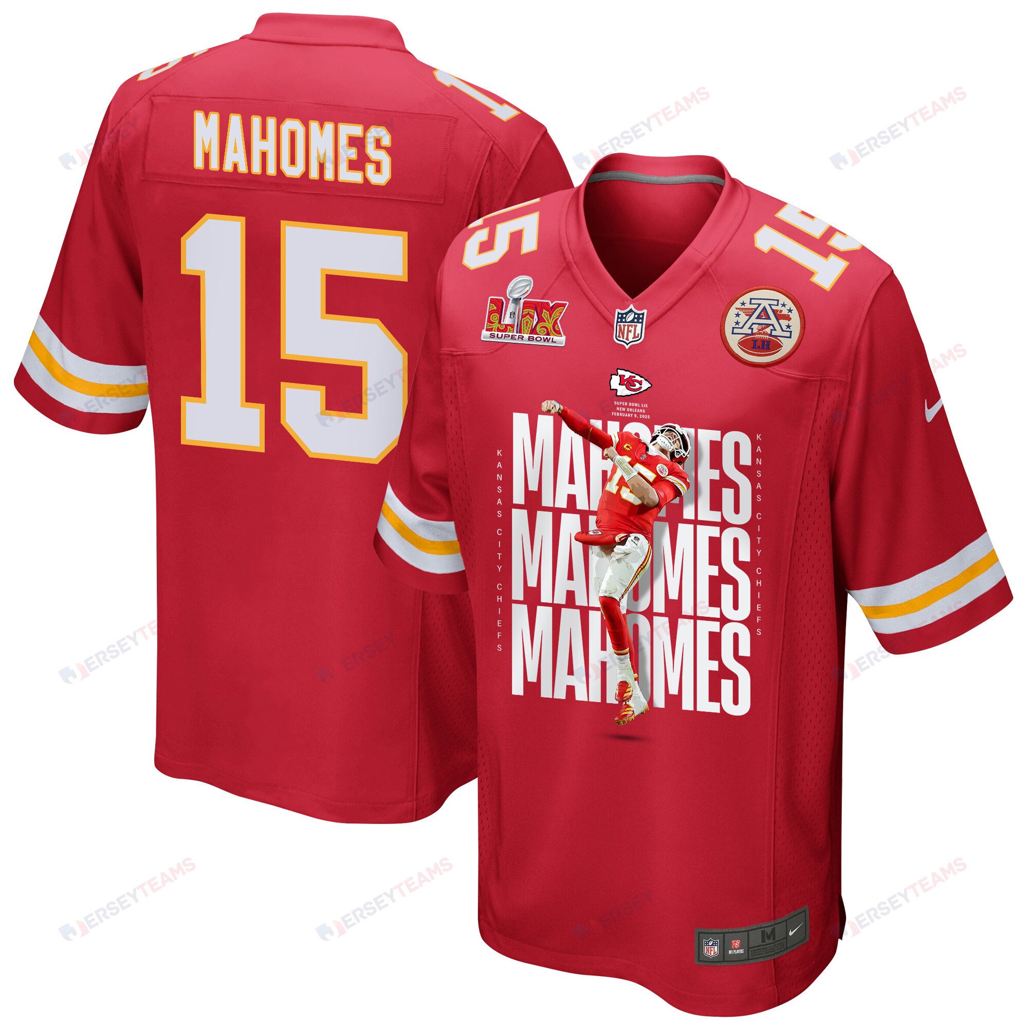 Patrick Mahomes #15 Kansas City Chiefs Game Jersey - Men's | Red