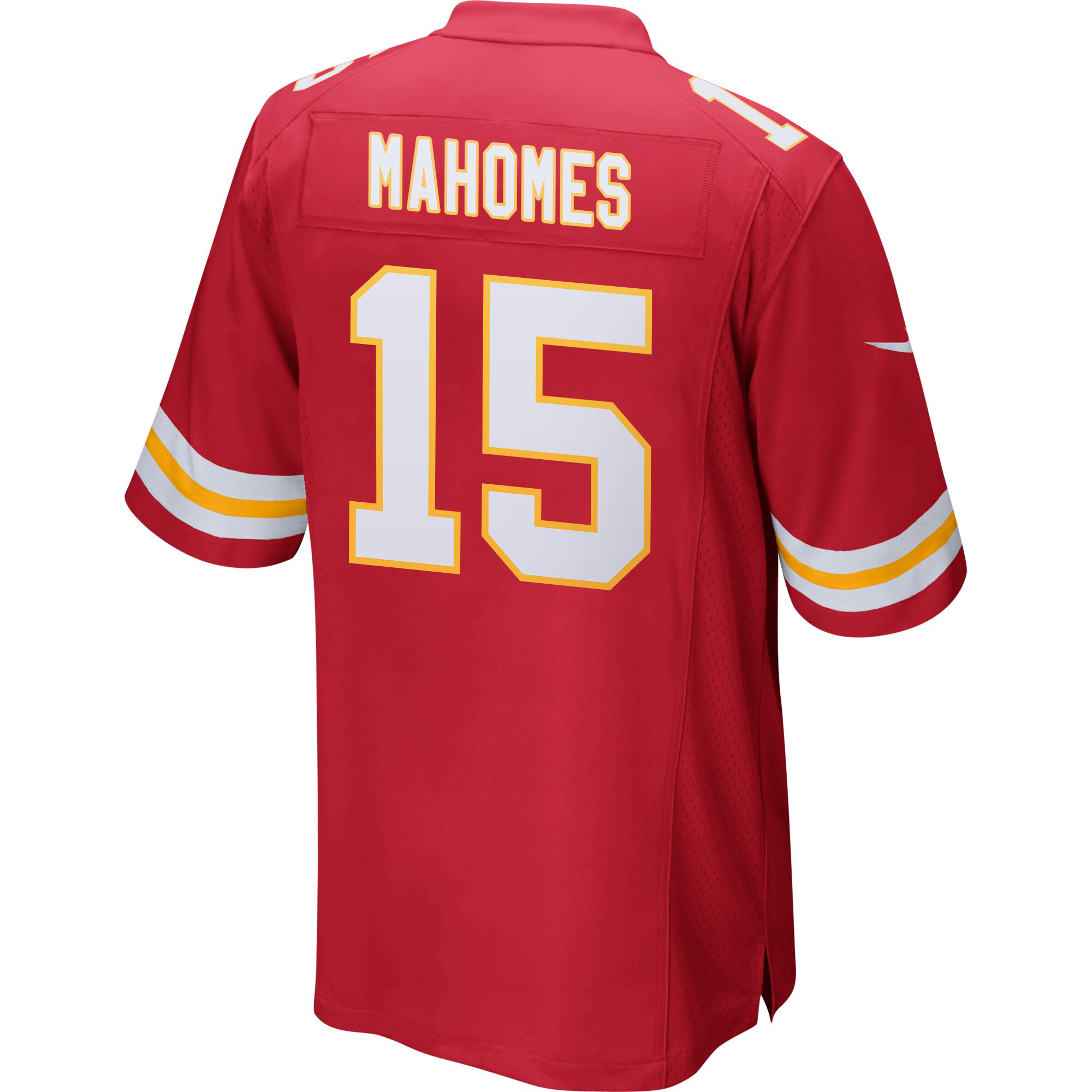 Alternative view of Patrick Mahomes #15 Kansas City Chiefs Super Bowl LIX Legend Jersey - Men's | Red